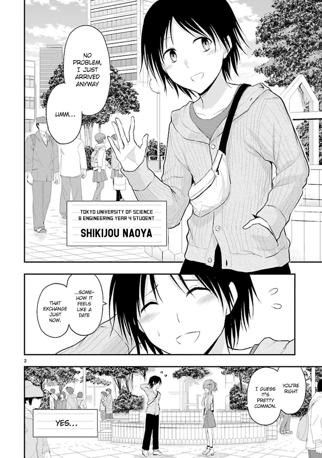 Rike ga Koi ni Ochita no de Shoumeishitemita Chapter 46 page 2 - Chapter 46: Science Fell in Love so They Tried Going on a Double Date.