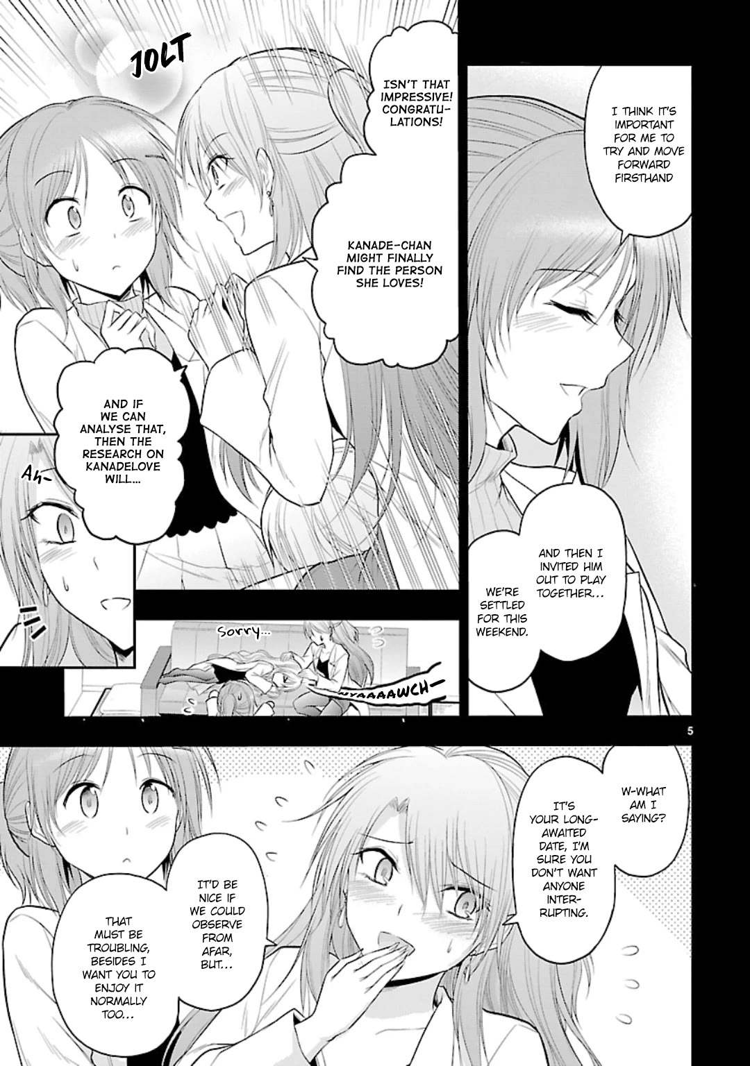 Rike ga Koi ni Ochita no de Shoumeishitemita Chapter 46 page 5 - Chapter 46: Science Fell in Love so They Tried Going on a Double Date.