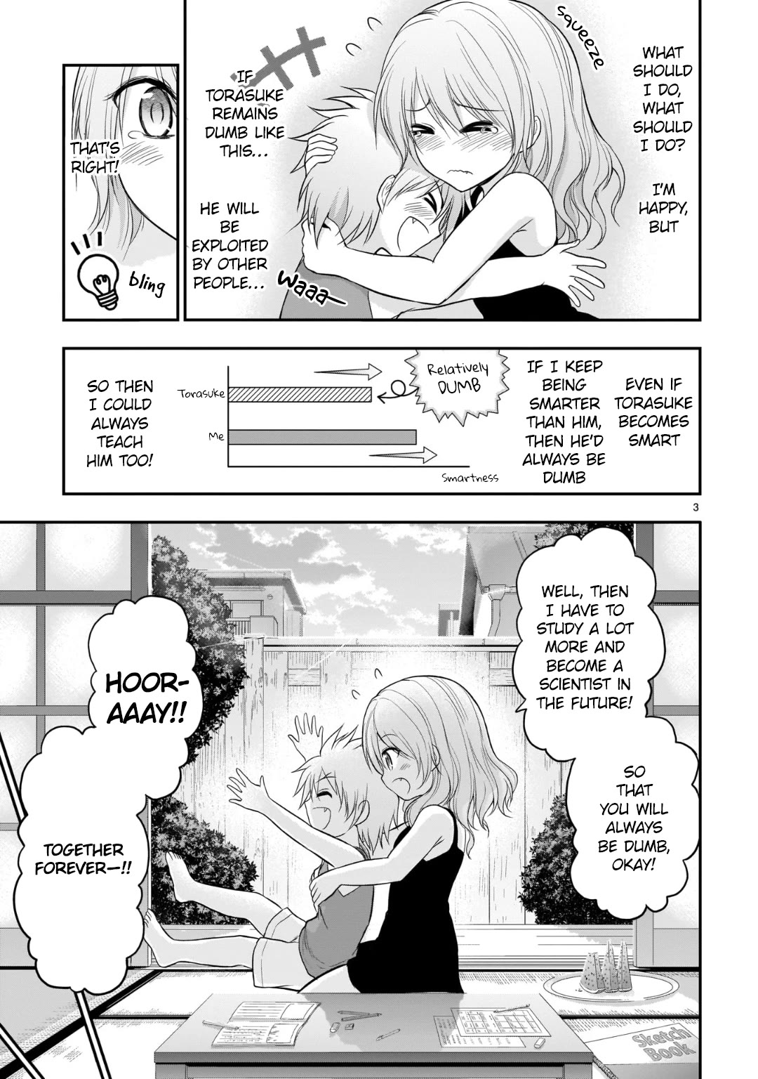 Rike ga Koi ni Ochita no de Shoumeishitemita Chapter 47.5 page 3 - Chapter 47.5: A Story About a Smart Girl and a Dumb Boy.