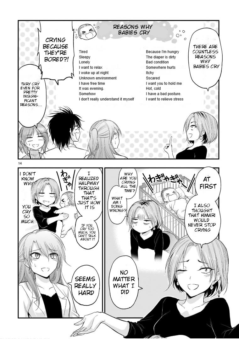 Rike ga Koi ni Ochita no de Shoumeishitemita Chapter 62.53 page 14 - Chapter 62.53: Science Tried Taking Care Of A Baby