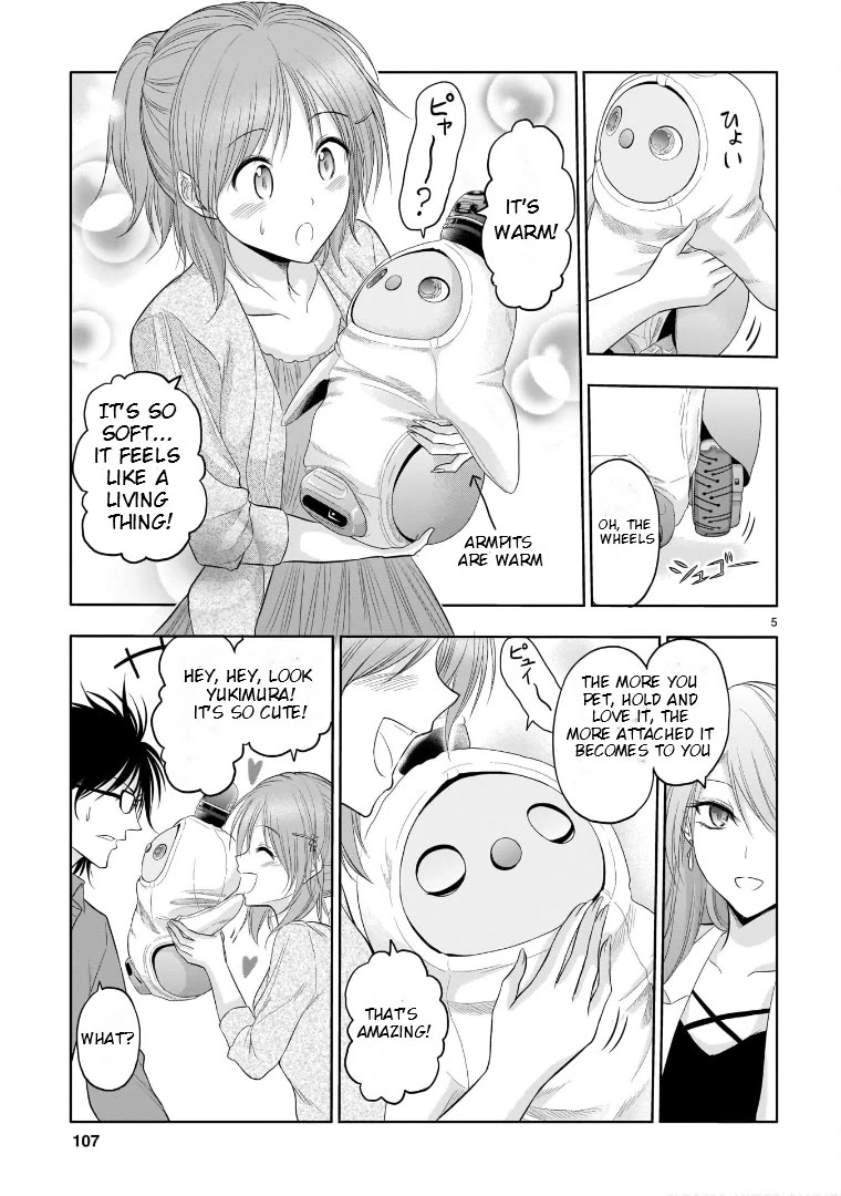 Rike ga Koi ni Ochita no de Shoumeishitemita Chapter 70.5 page 5 - Chapter 70.5: Science Experiments With Family Robot LOVOT