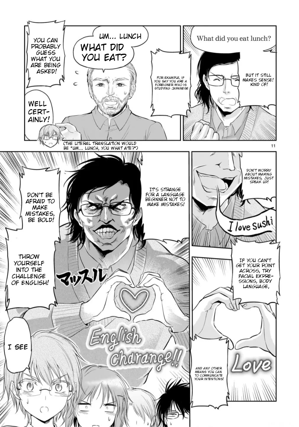 Rike ga Koi ni Ochita no de Shoumeishitemita Chapter 98 page 13 - Chapter 98: Science Tried Practicing English Conversations