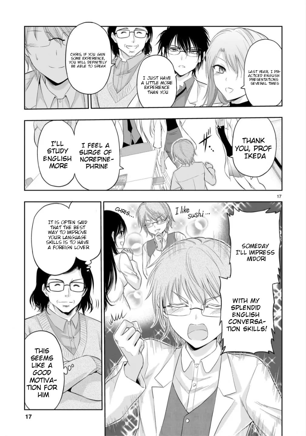 Rike ga Koi ni Ochita no de Shoumeishitemita Chapter 98 page 19 - Chapter 98: Science Tried Practicing English Conversations