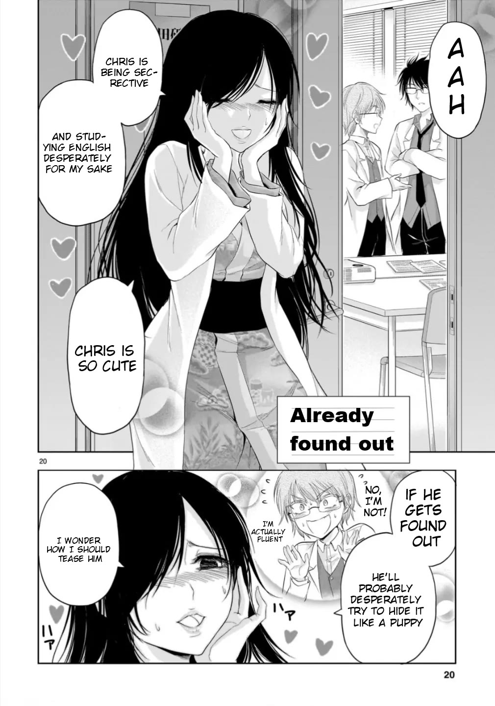 Rike ga Koi ni Ochita no de Shoumeishitemita Chapter 98 page 22 - Chapter 98: Science Tried Practicing English Conversations