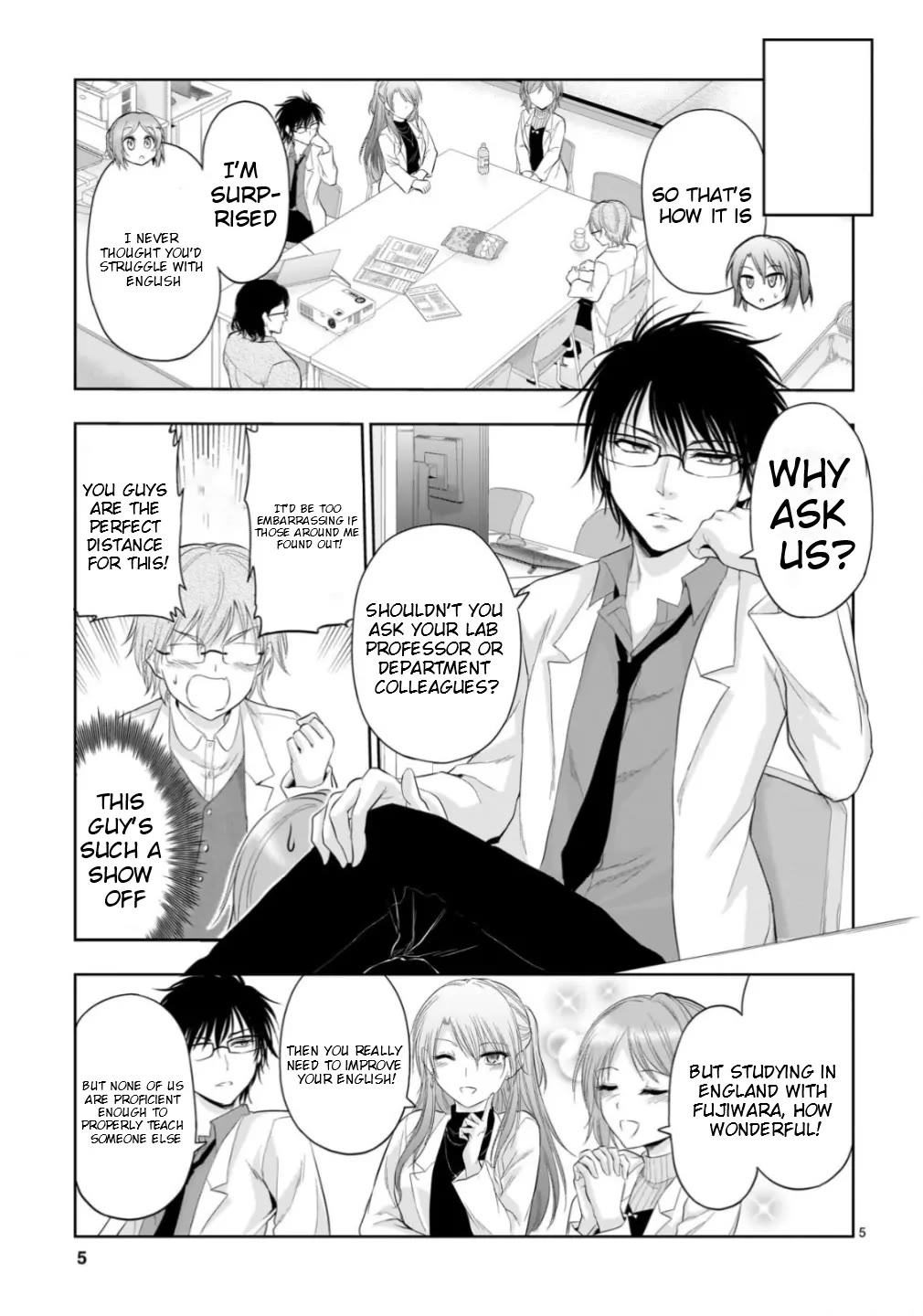 Rike ga Koi ni Ochita no de Shoumeishitemita Chapter 98 page 7 - Chapter 98: Science Tried Practicing English Conversations