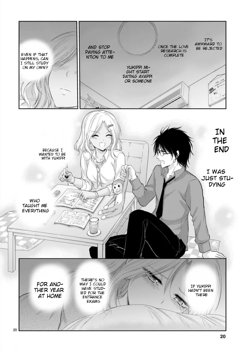 Rike ga Koi ni Ochita no de Shoumeishitemita Chapter 99 page 20 - Chapter 99: A Gal Encouters Her Tutor