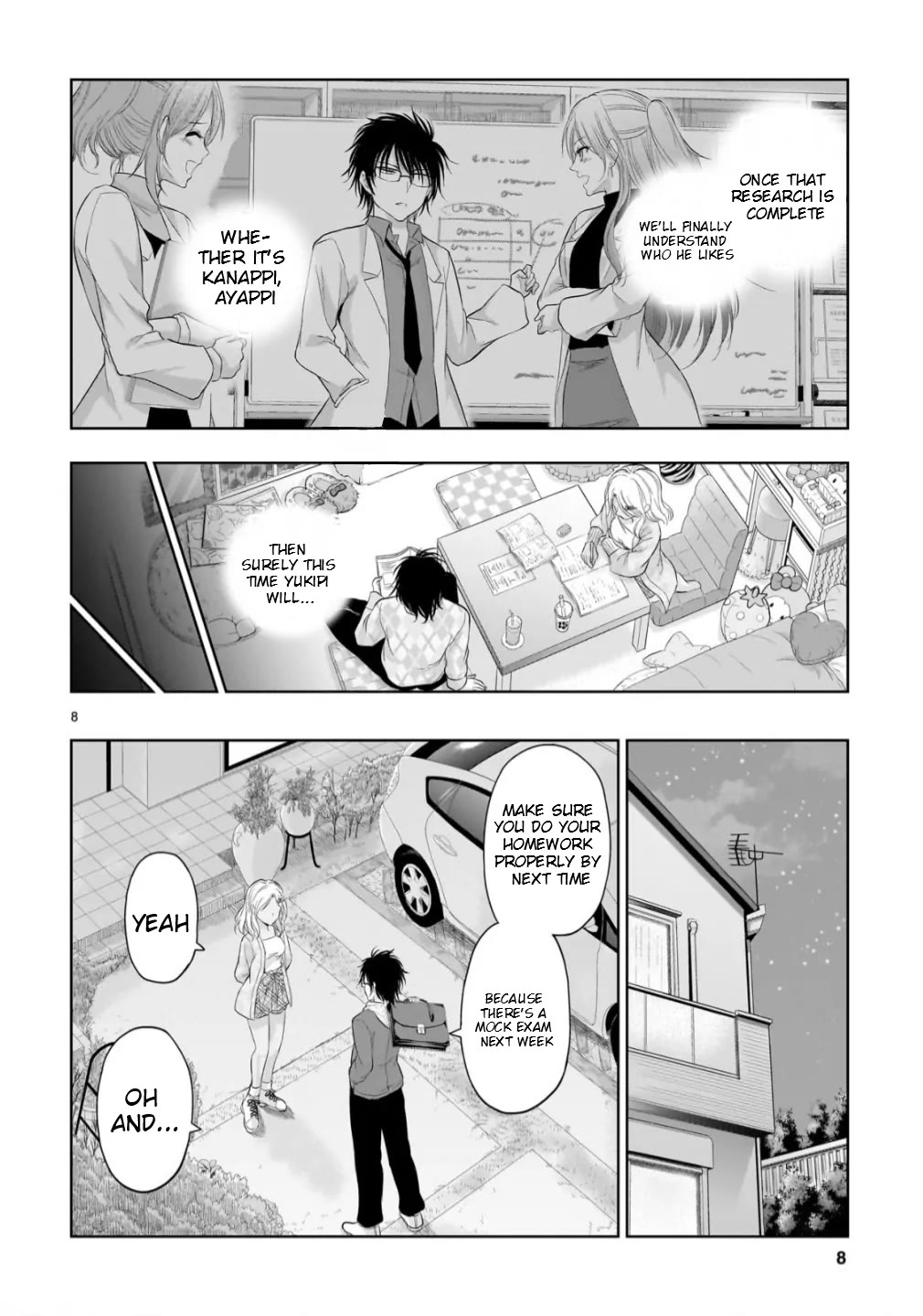 Rike ga Koi ni Ochita no de Shoumeishitemita Chapter 99 page 9 - Chapter 99: A Gal Encouters Her Tutor