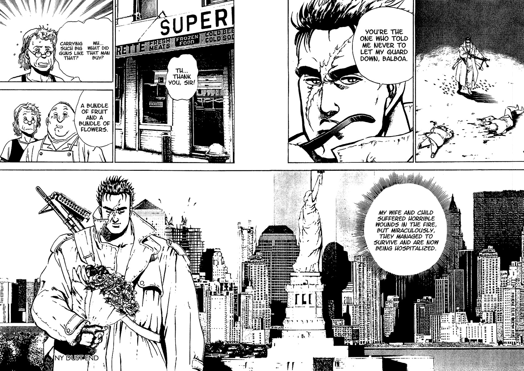 Riki-Oh Chapter 75.5 page 45 - Chapter 75.5: Special Story - New York Dust