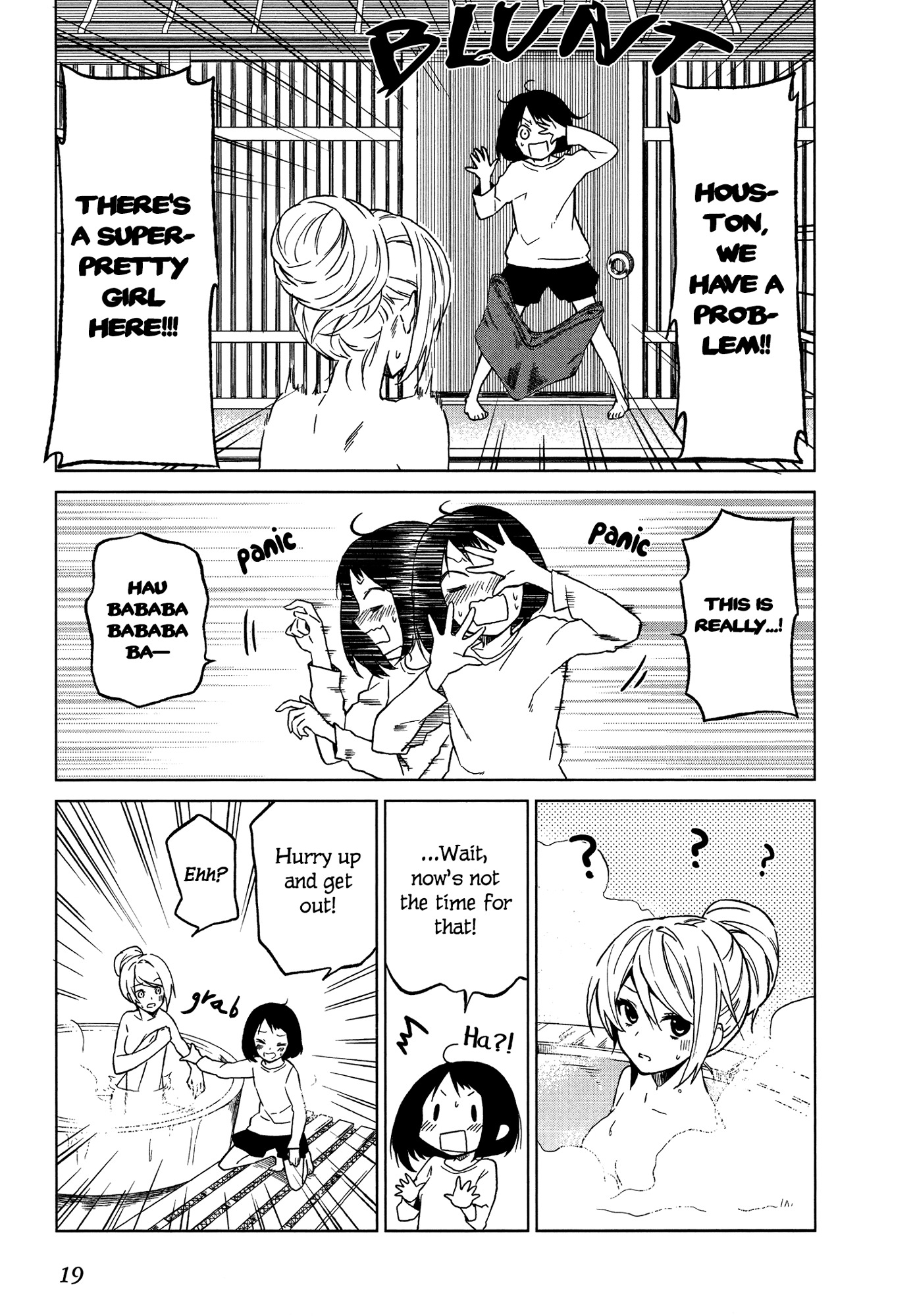Riko to Haru to Onsen to Iruka Chapter 1 page 19 - Chapter 1: Riko and Haru and Open Air Bath