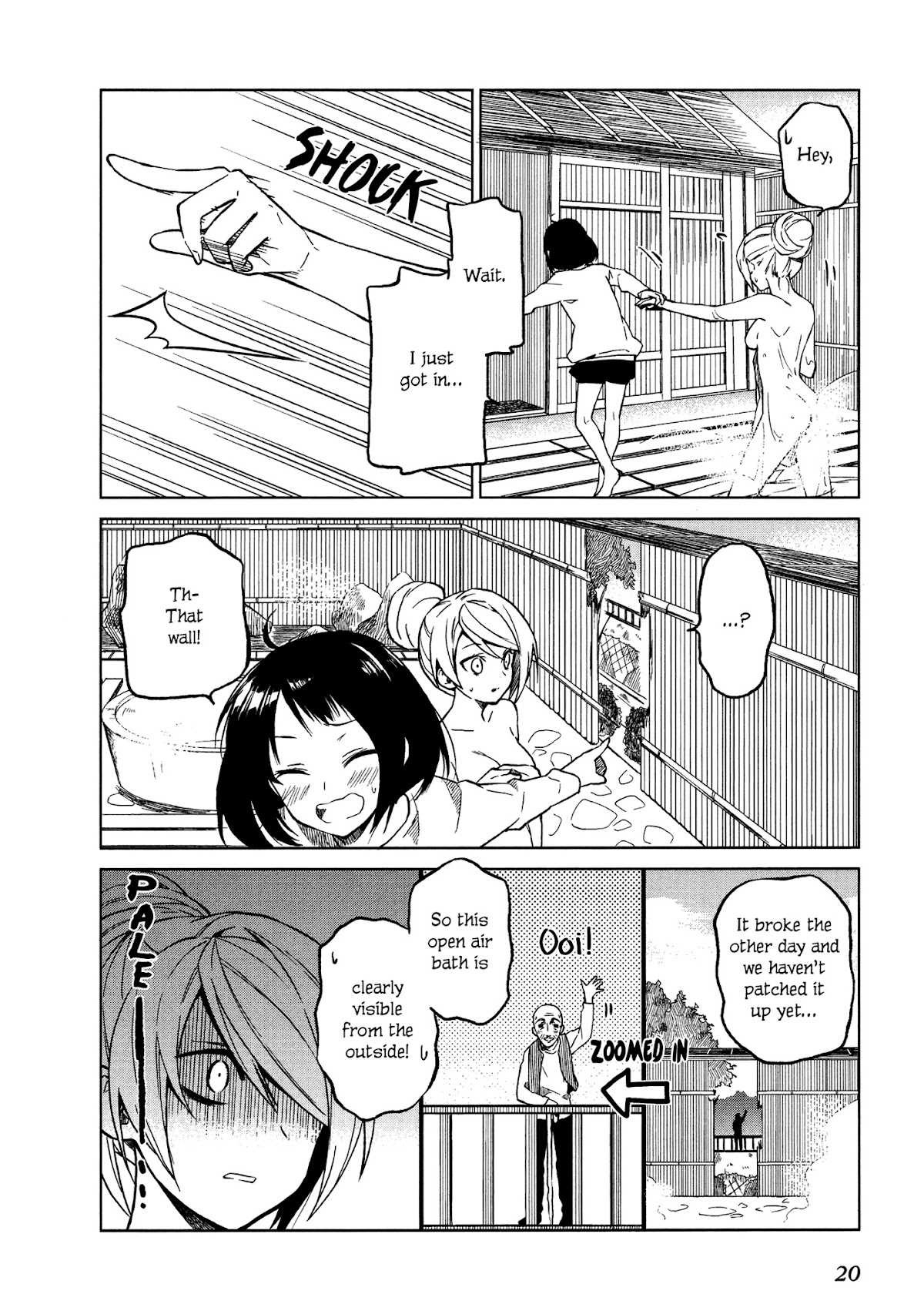 Riko to Haru to Onsen to Iruka Chapter 1 page 20 - Chapter 1: Riko and Haru and Open Air Bath