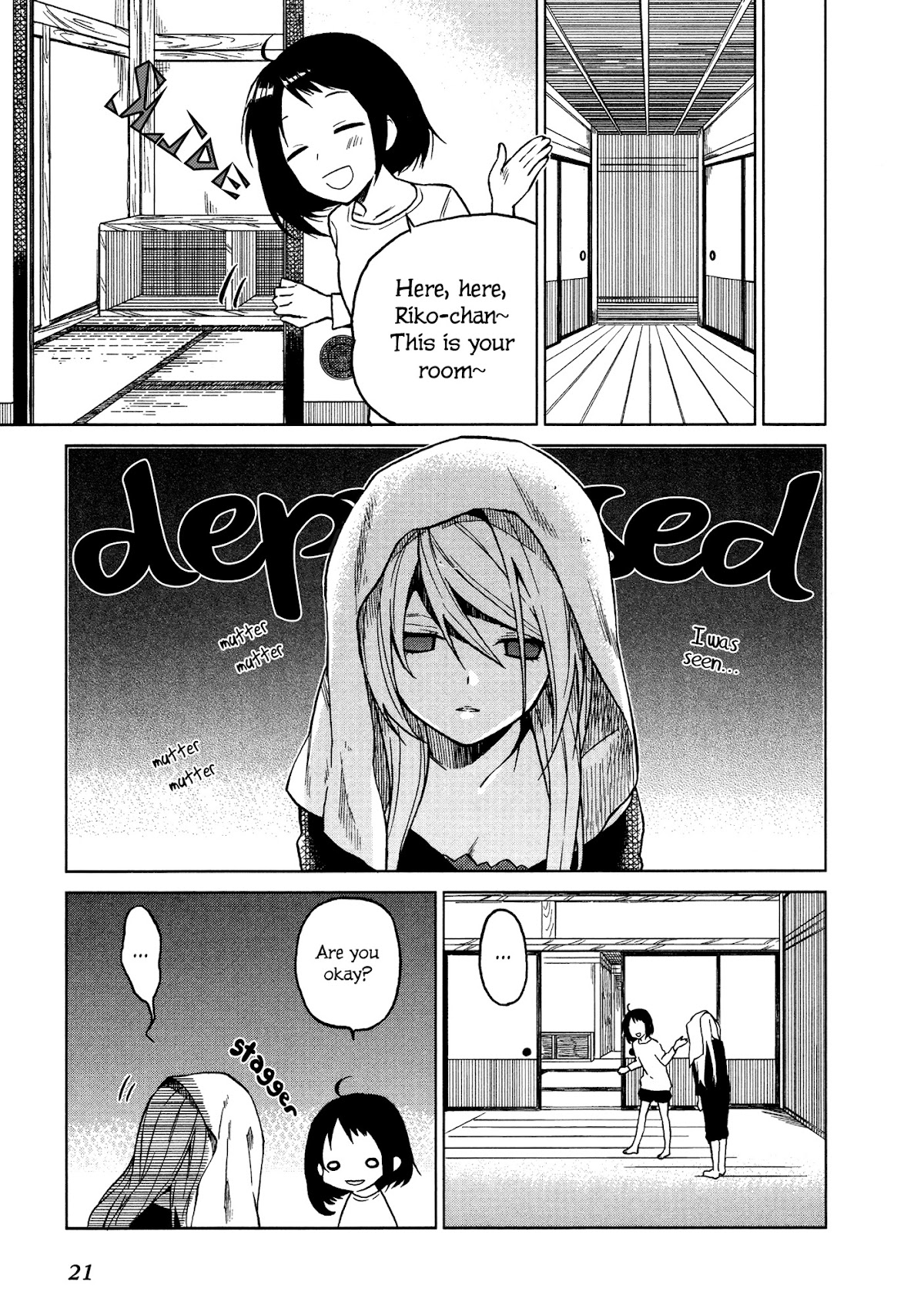Riko to Haru to Onsen to Iruka Chapter 1 page 21 - Chapter 1: Riko and Haru and Open Air Bath