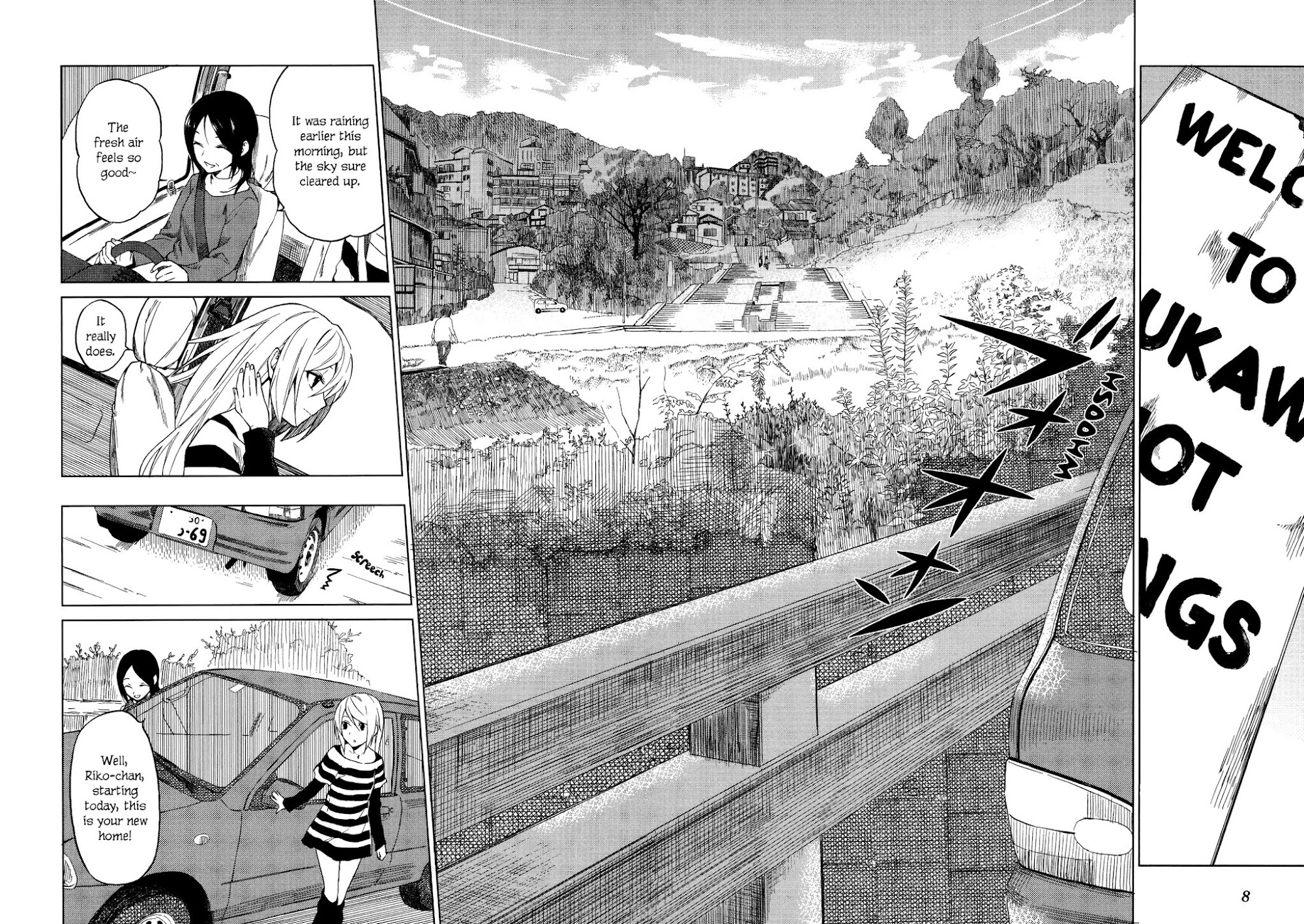 Riko to Haru to Onsen to Iruka Chapter 1 page 9 - Chapter 1: Riko and Haru and Open Air Bath