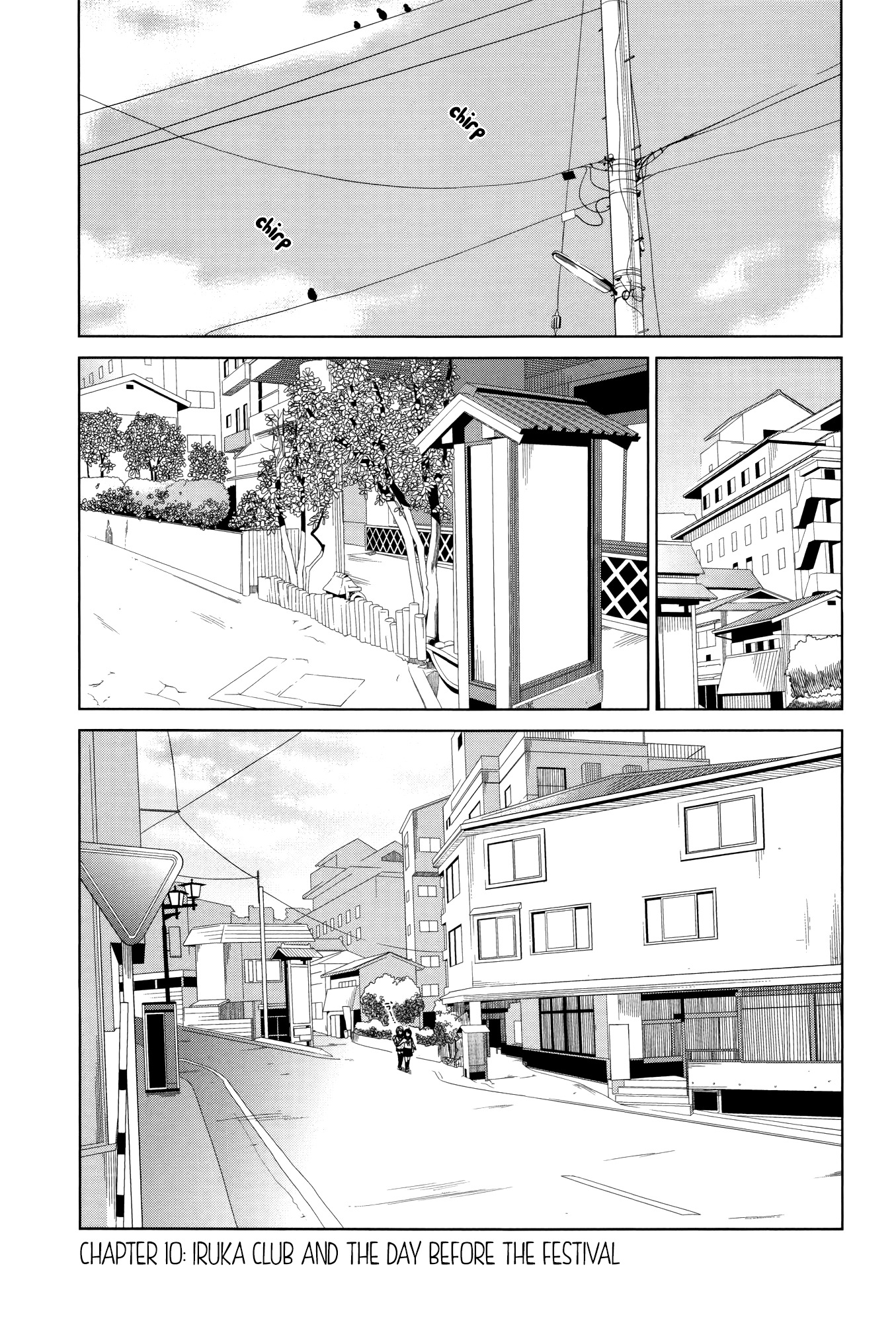 Riko to Haru to Onsen to Iruka Chapter 10 page 1 - Chapter 10: Iruka Club and The Day Before The Festival