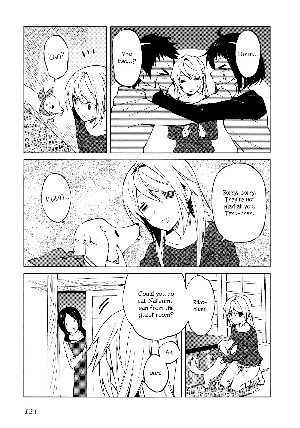 Riko to Haru to Onsen to Iruka Chapter 12 page 9 - Chapter 12: Riko and Family and Dinner