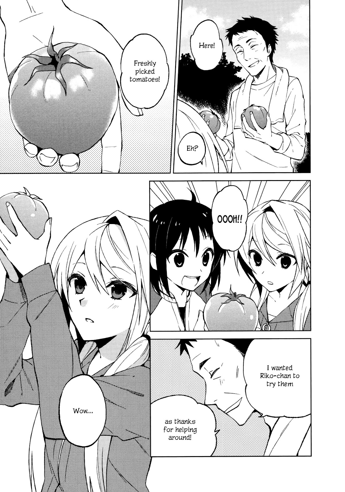 Riko to Haru to Onsen to Iruka Chapter 13 page 5 - Chapter 13: Riko and Haru and Delicious Tomato