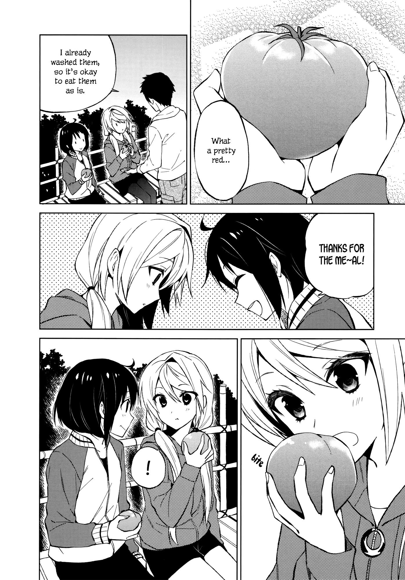 Riko to Haru to Onsen to Iruka Chapter 13 page 6 - Chapter 13: Riko and Haru and Delicious Tomato