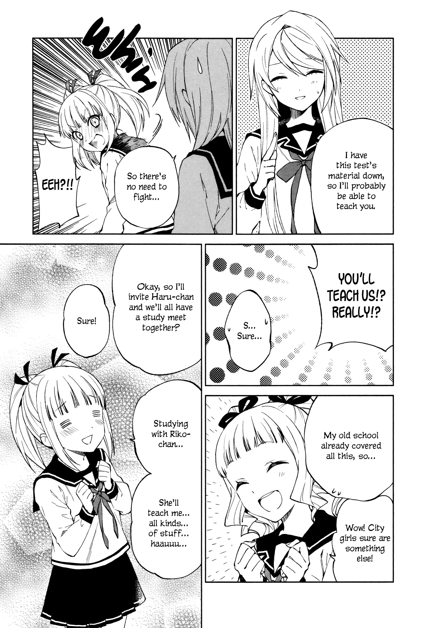 Riko to Haru to Onsen to Iruka Chapter 16 page 5 - Chapter 16: Akane and Aoi and Studying
