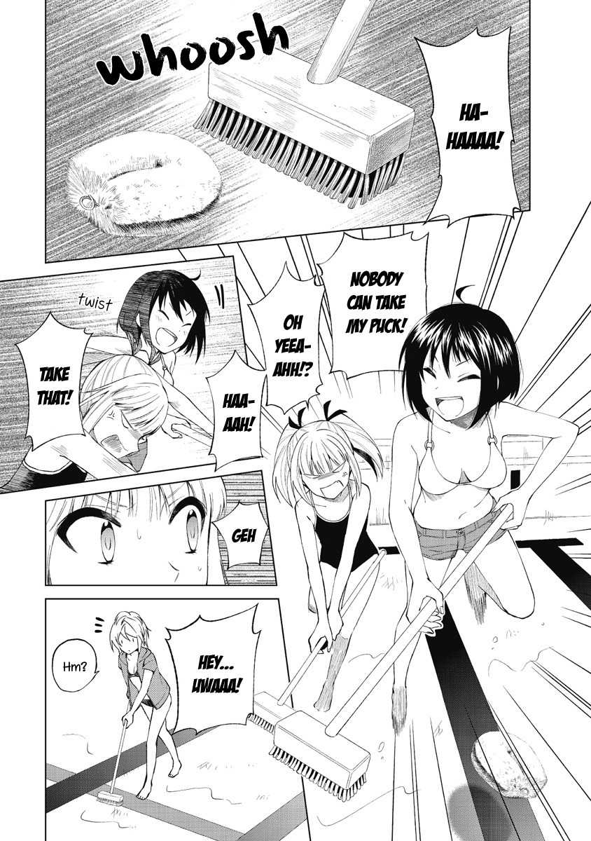 Riko to Haru to Onsen to Iruka Chapter 19 page 13 - Chapter 19: Summer and a Pool and Deck Brushes