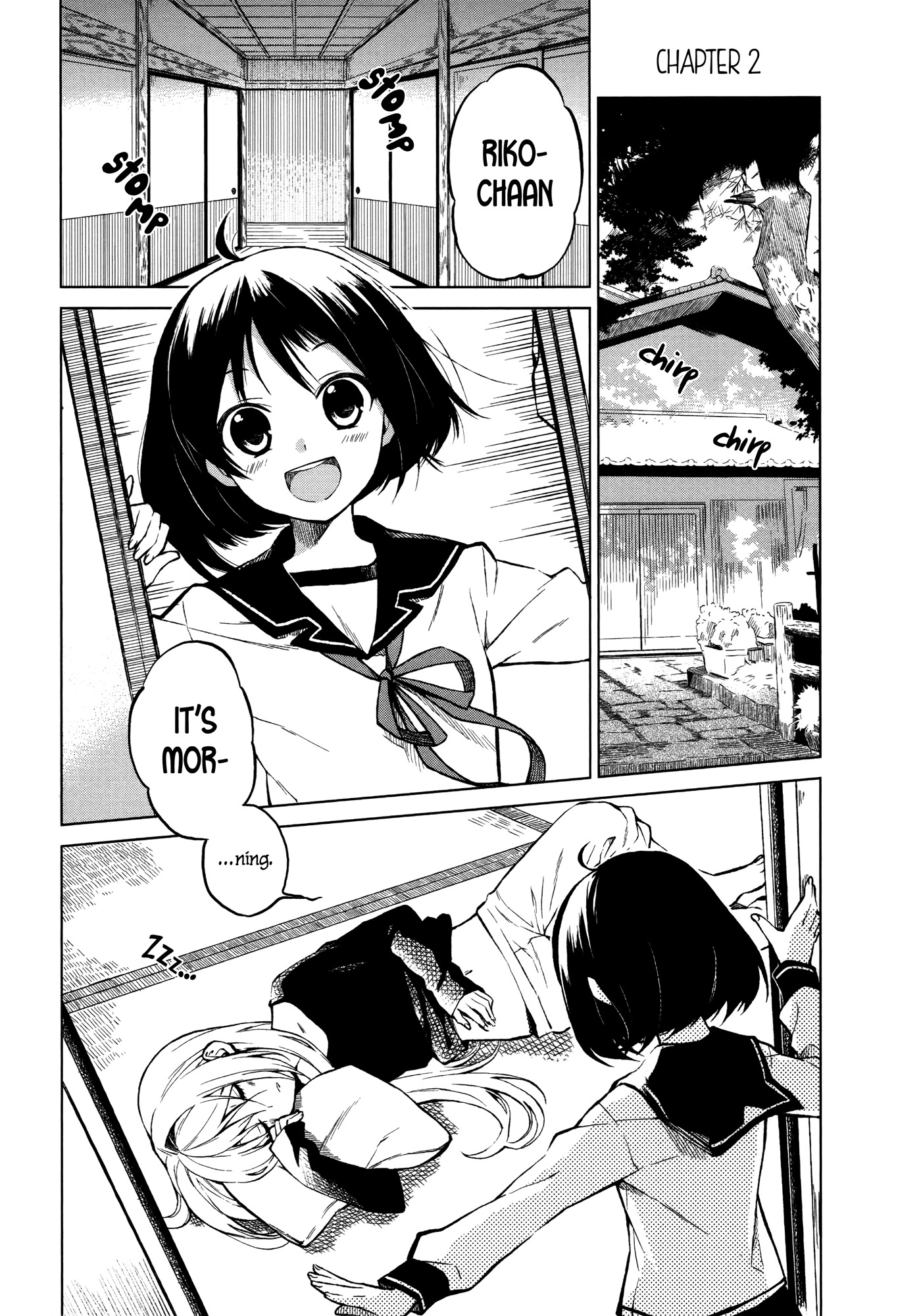 Riko to Haru to Onsen to Iruka Chapter 2 page 1 - Chapter 2: Opening Ceremony and Iruka