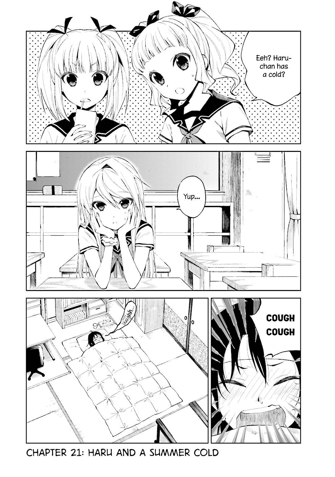 Riko to Haru to Onsen to Iruka Chapter 21 page 3 - Chapter 21: Haru and a Summer Cold