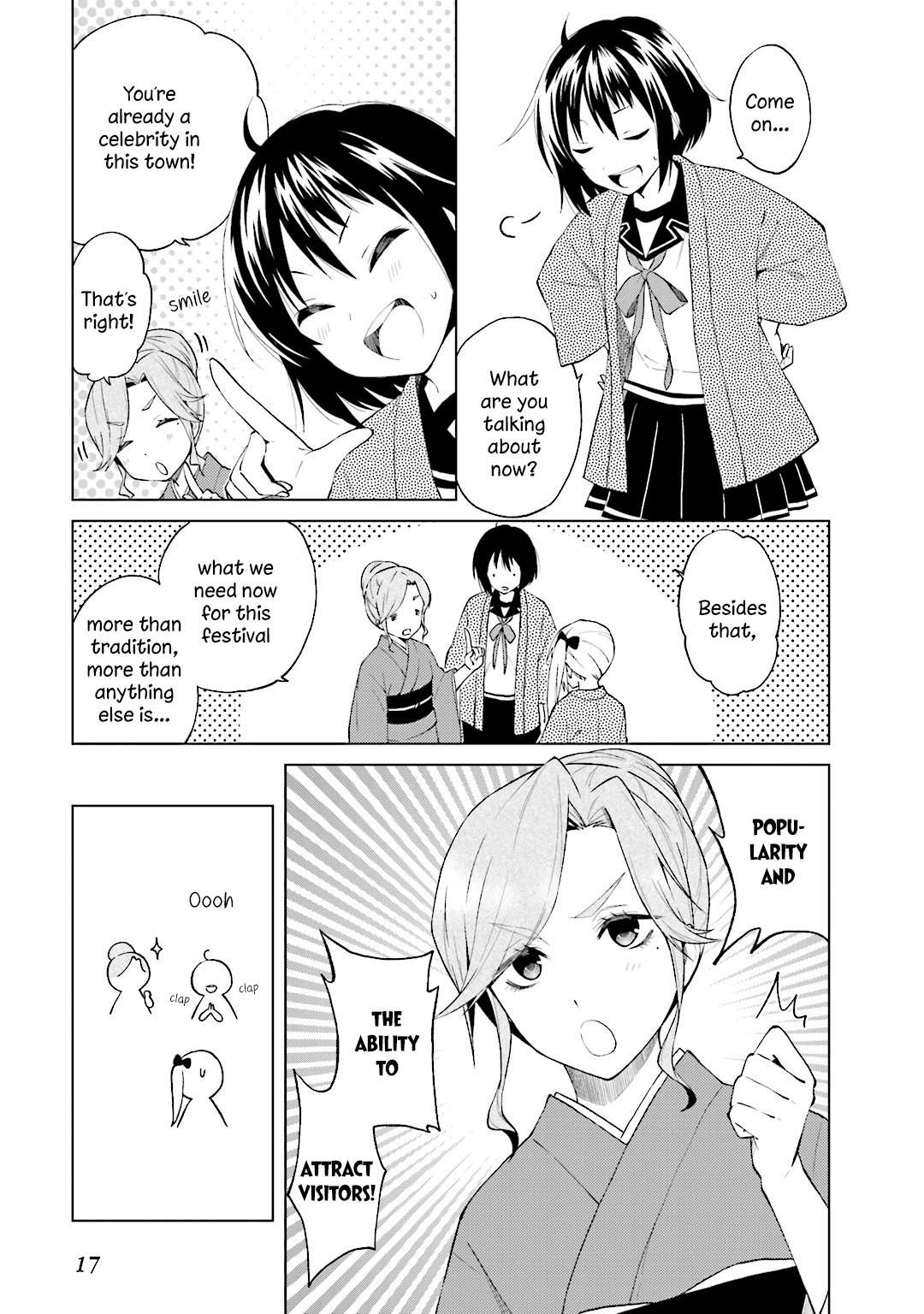 Riko to Haru to Onsen to Iruka Chapter 22 page 5 - Chapter 22: Riko and Taeko and the Irukawa Festival
