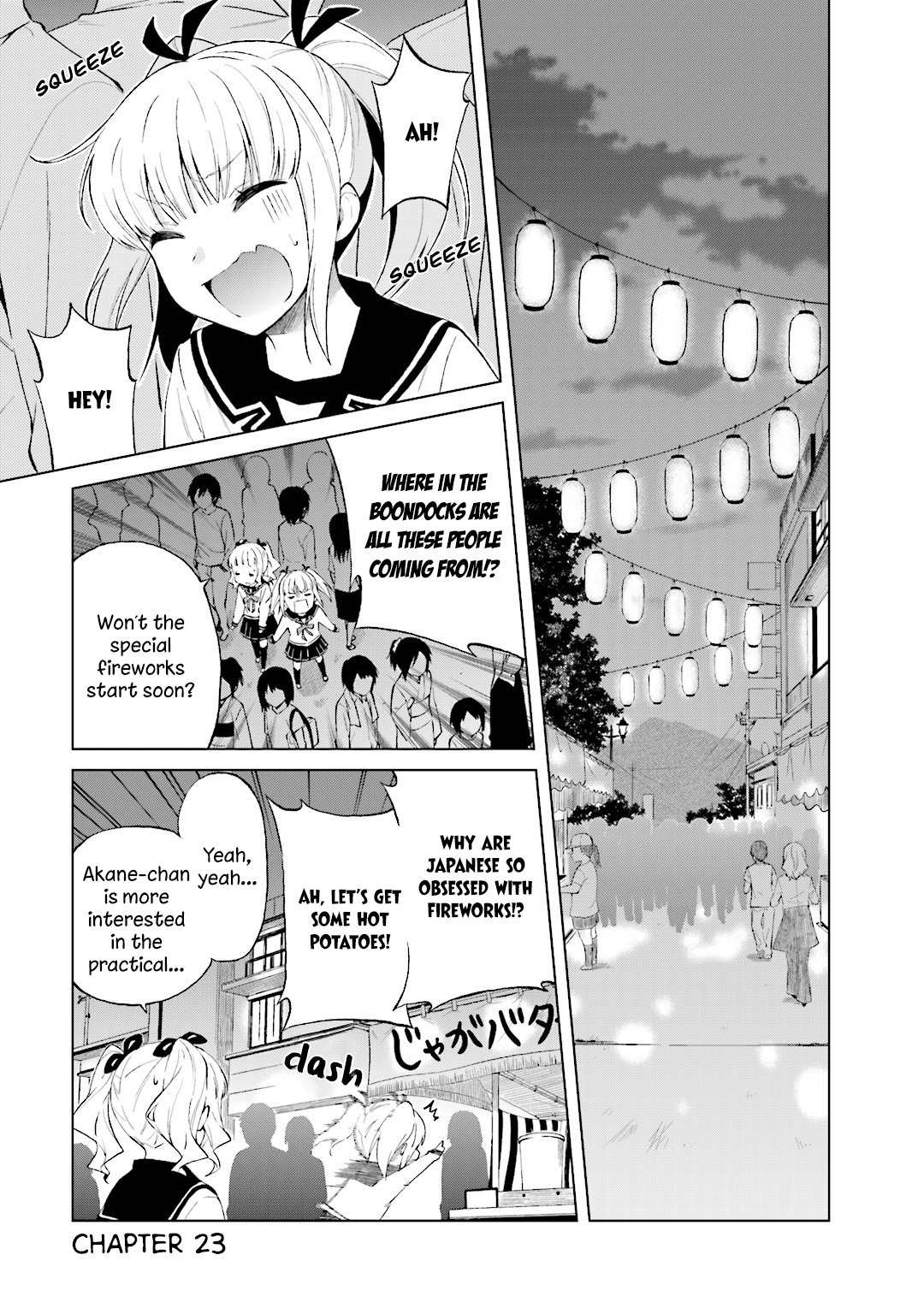 Riko to Haru to Onsen to Iruka Chapter 23 page 1 - Chapter 23: Riko and Fireworks and Mother