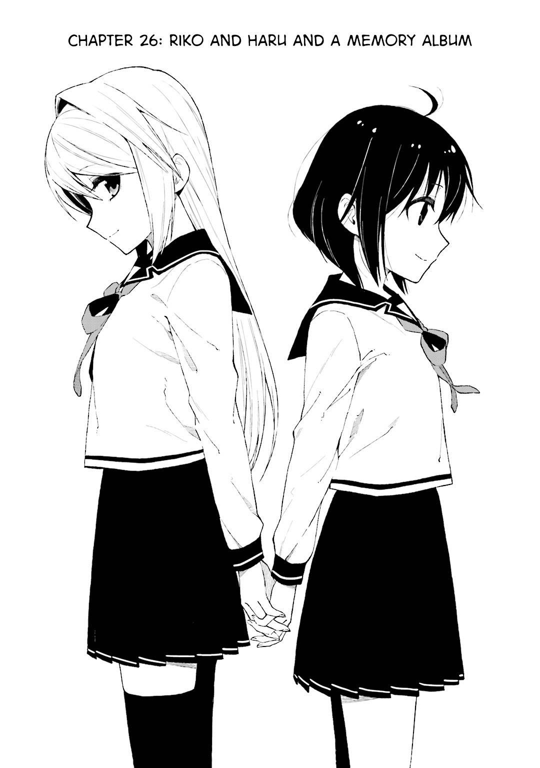 Riko to Haru to Onsen to Iruka Chapter 26 page 1 - Chapter 26: Riko and Haru and a Memory Album