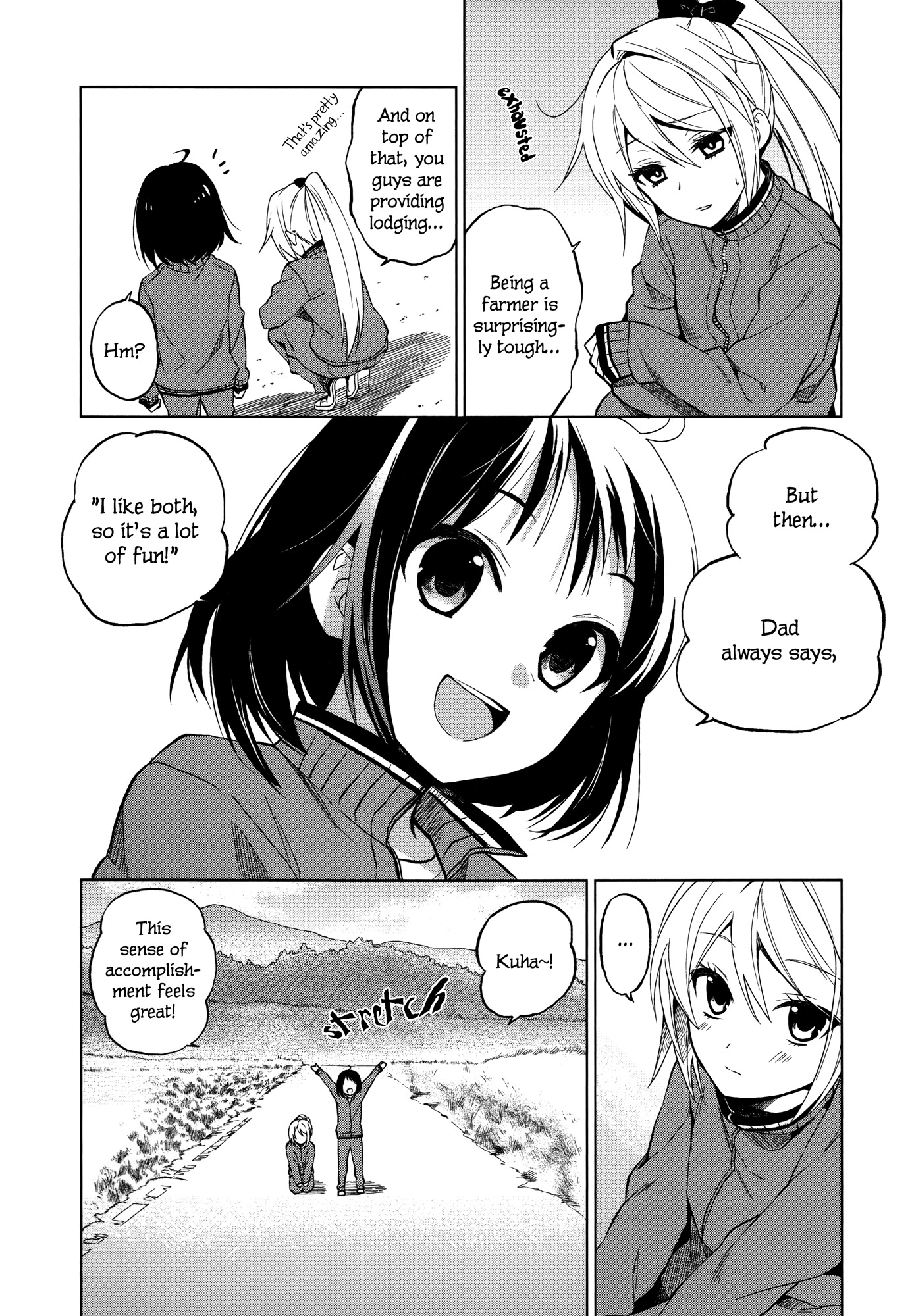 Riko to Haru to Onsen to Iruka Chapter 3 page 11 - Chapter 3: Twin Sisters and Cabbage Field