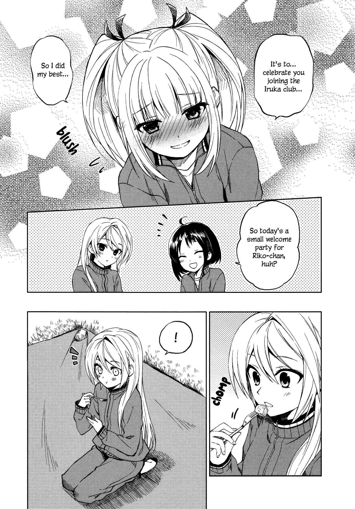 Riko to Haru to Onsen to Iruka Chapter 3 page 14 - Chapter 3: Twin Sisters and Cabbage Field