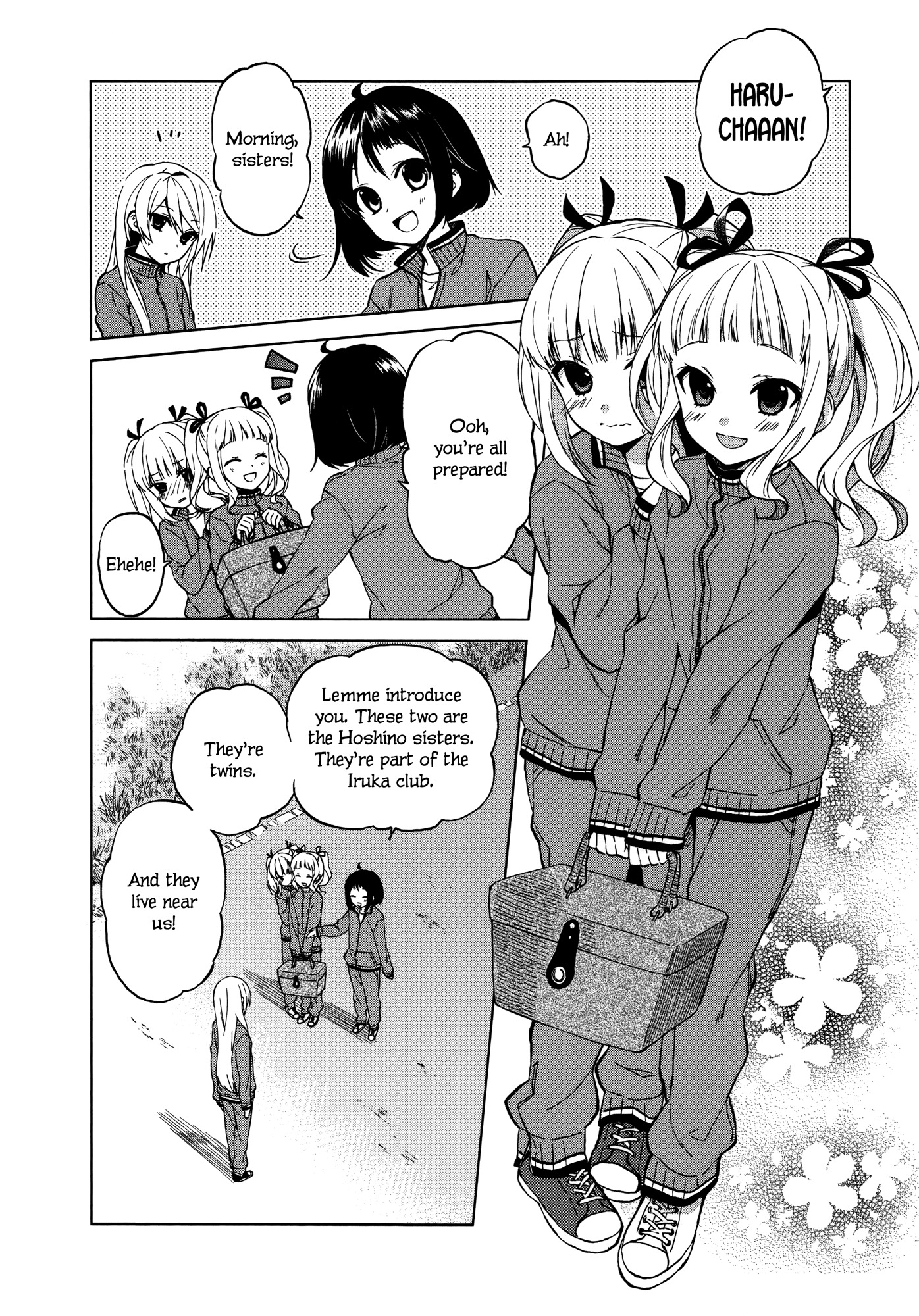 Riko to Haru to Onsen to Iruka Chapter 3 page 3 - Chapter 3: Twin Sisters and Cabbage Field