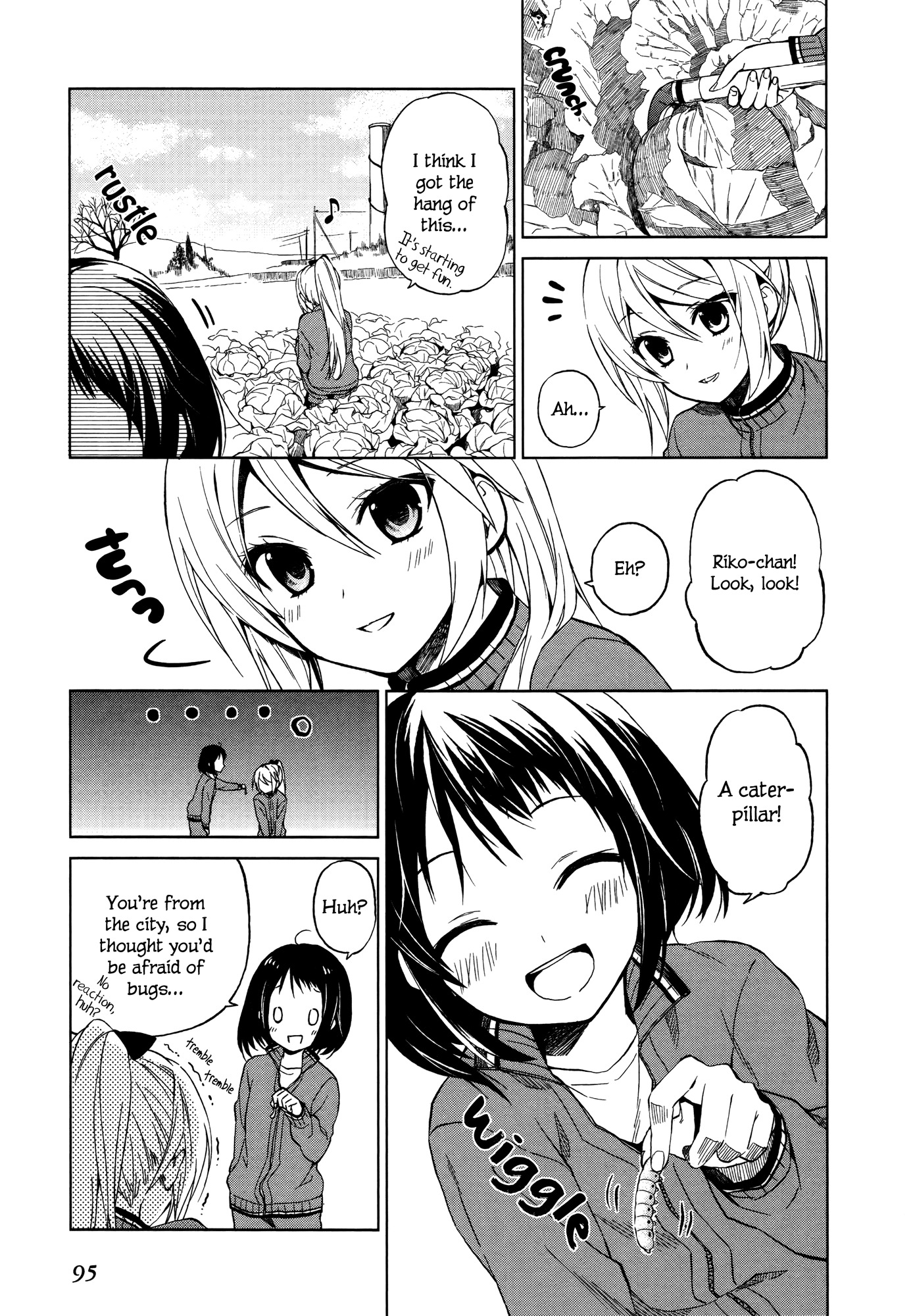Riko to Haru to Onsen to Iruka Chapter 3 page 8 - Chapter 3: Twin Sisters and Cabbage Field