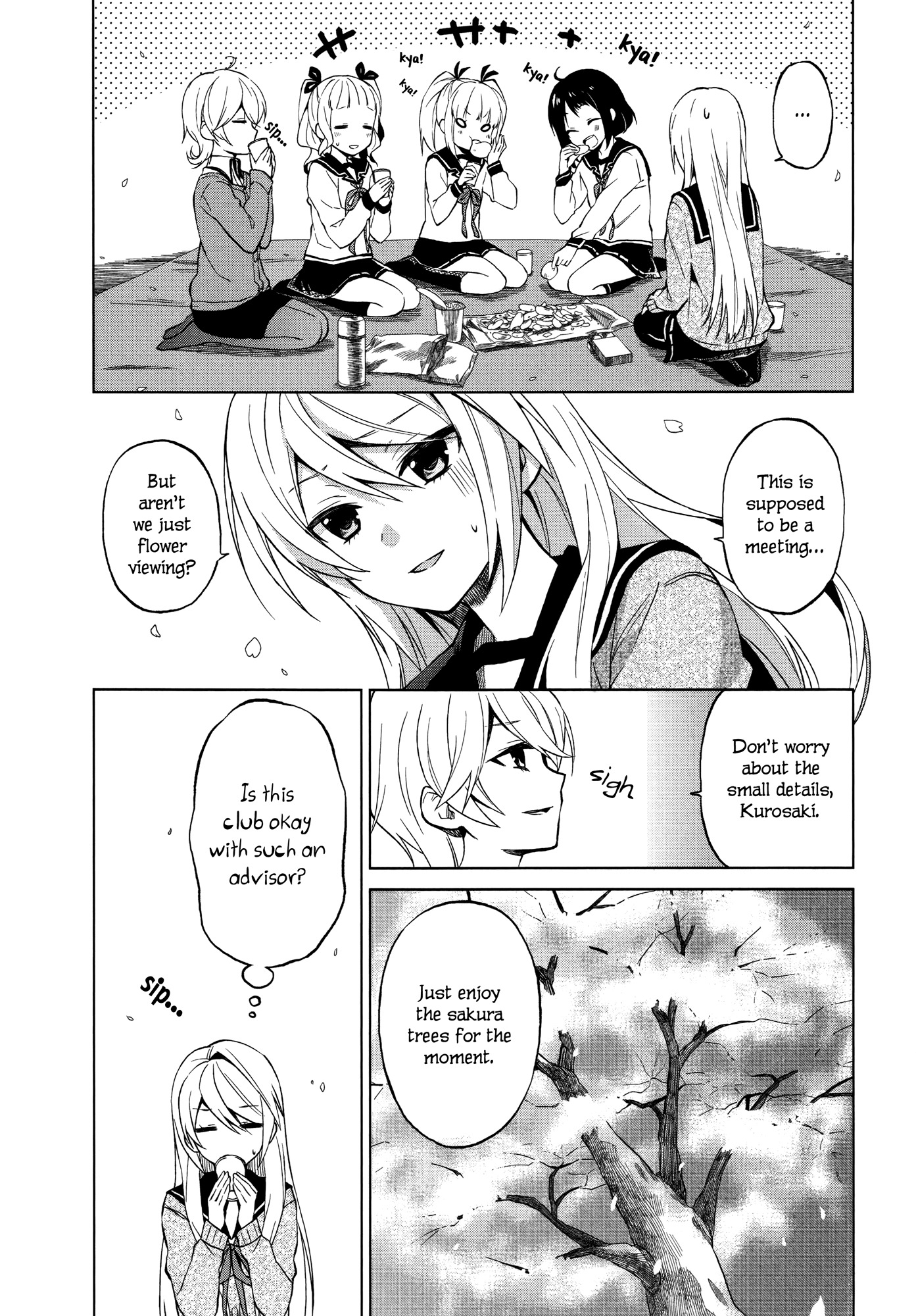 Riko to Haru to Onsen to Iruka Chapter 4 page 9 - Chapter 4: Club Activities and Flower Viewing
