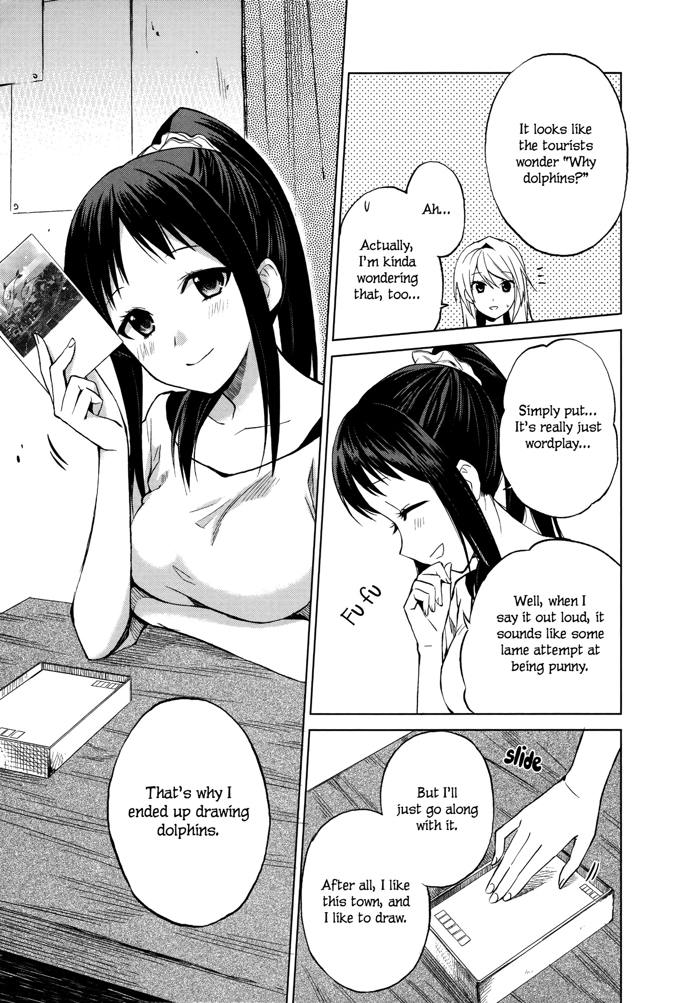 Riko to Haru to Onsen to Iruka Chapter 6 page 19 - Chapter 6: Anmitsu and Postcard and Iruka + Volume Extras