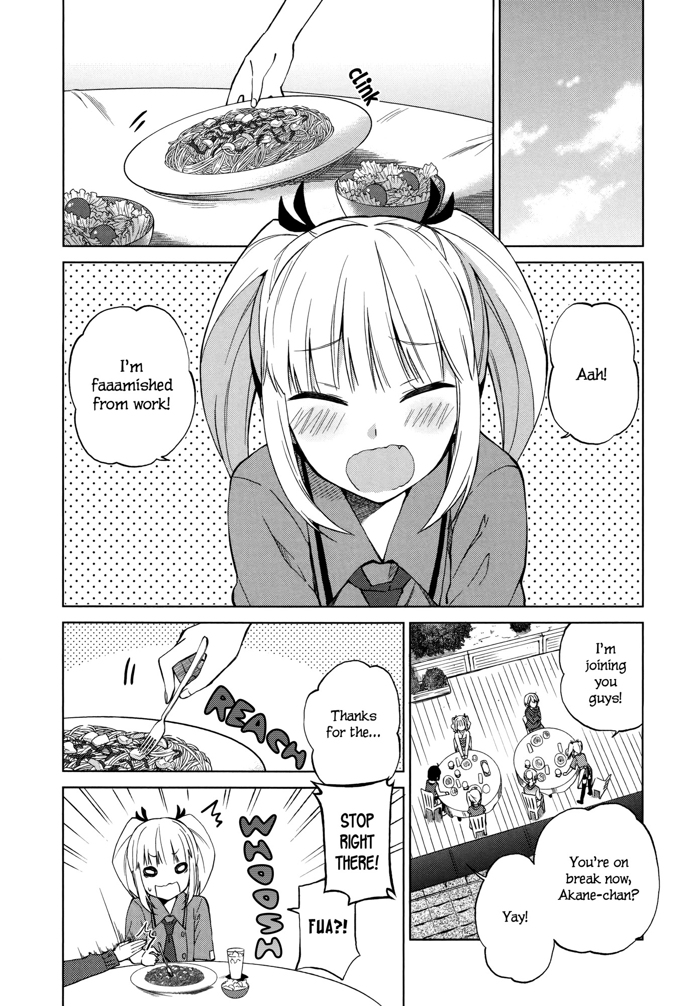 Riko to Haru to Onsen to Iruka Chapter 7 page 14 - Chapter 7: Restaurant of Stars and Lunchtime