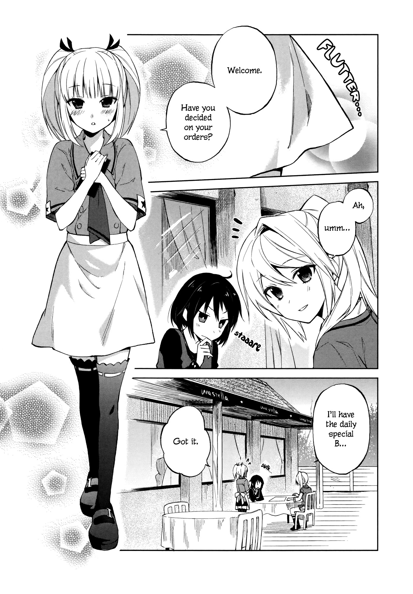 Riko to Haru to Onsen to Iruka Chapter 7 page 7 - Chapter 7: Restaurant of Stars and Lunchtime