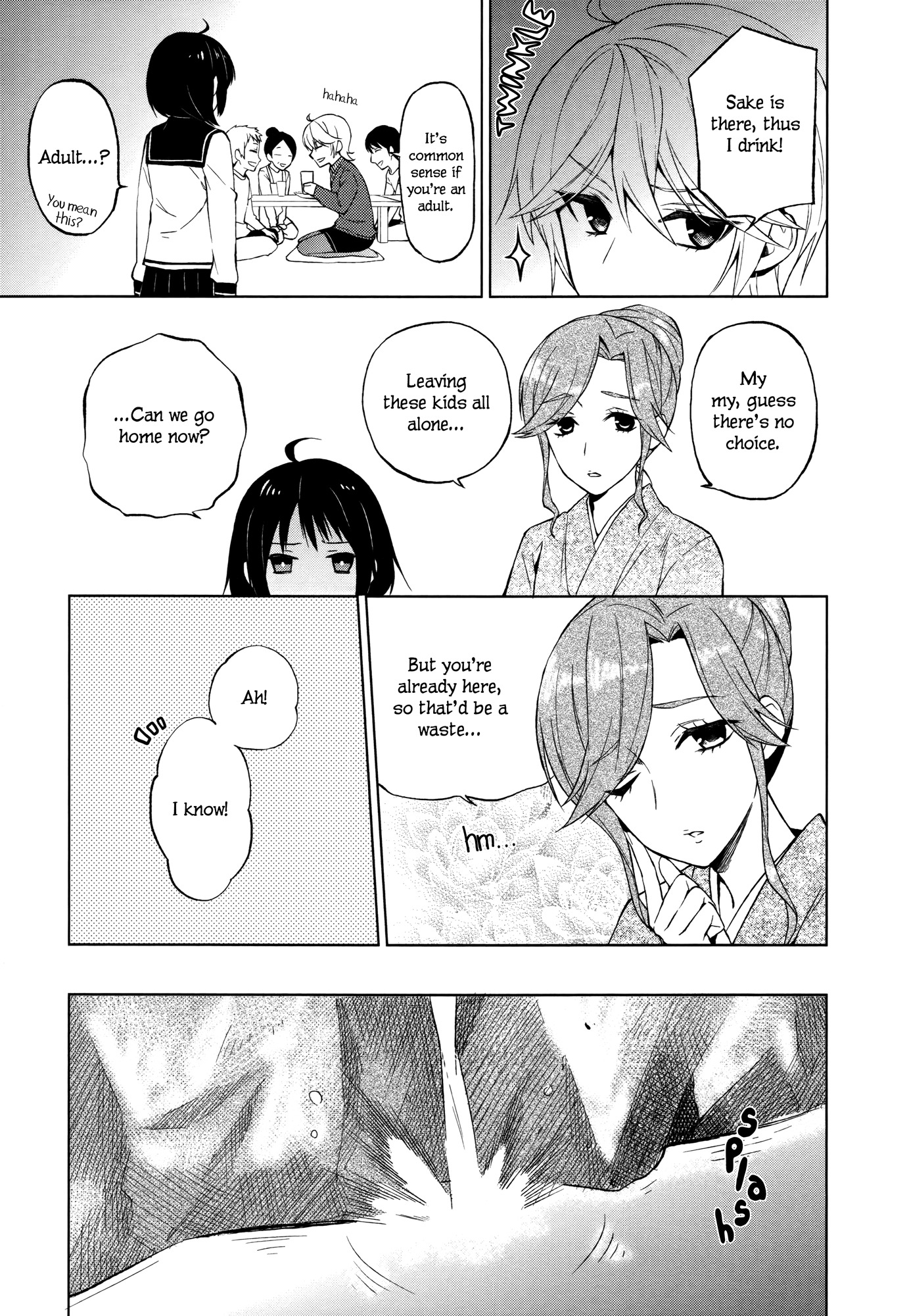 Riko to Haru to Onsen to Iruka Chapter 8 page 10 - Chapter 8: Adults, Alcohol and Hot Springs