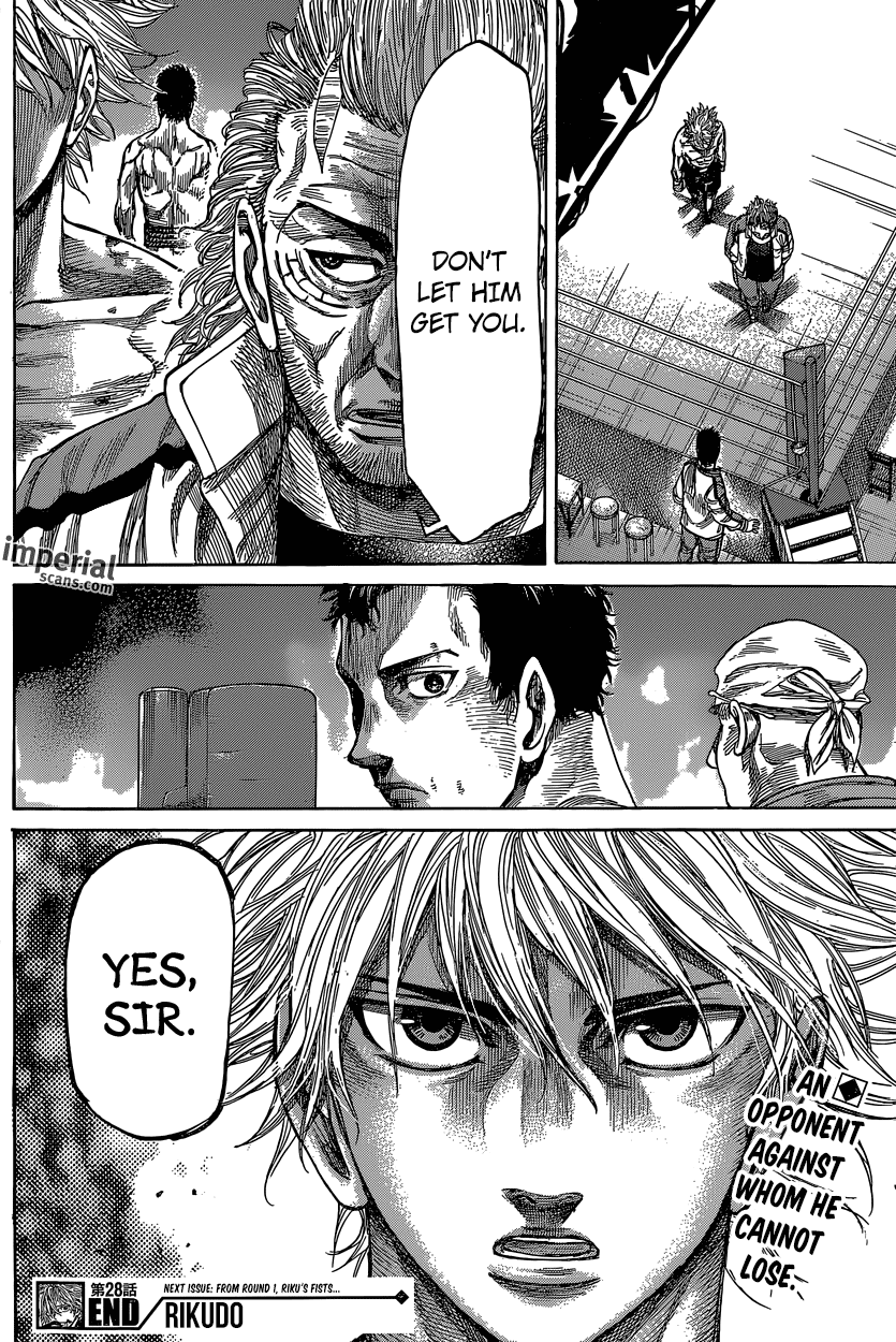 RIKUDOU Chapter 28 page 17 - Chapter 28: Full Round Wake-Up