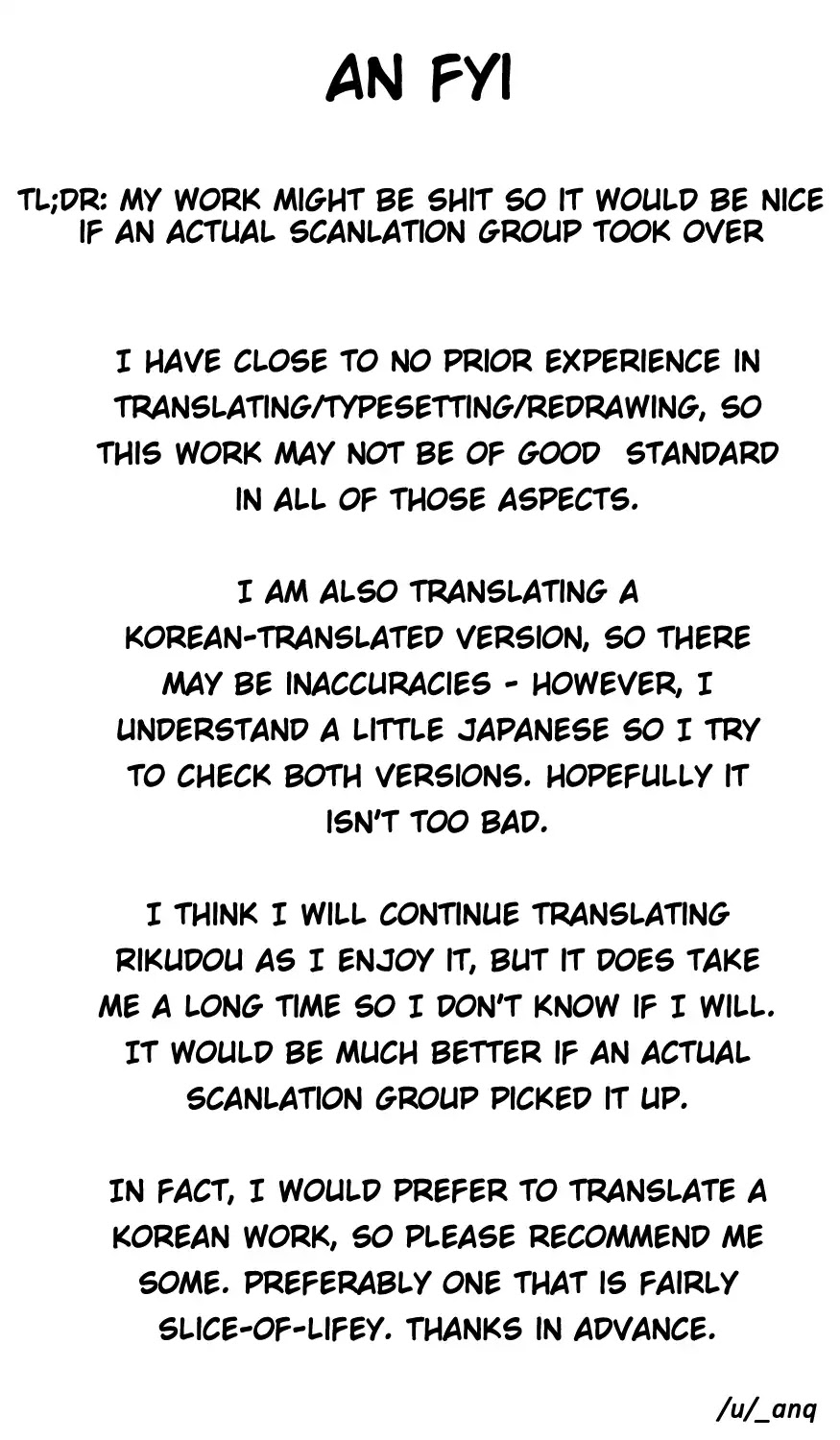 RIKUDOU Chapter 70 page 1 - Chapter 70: Un upright gaze