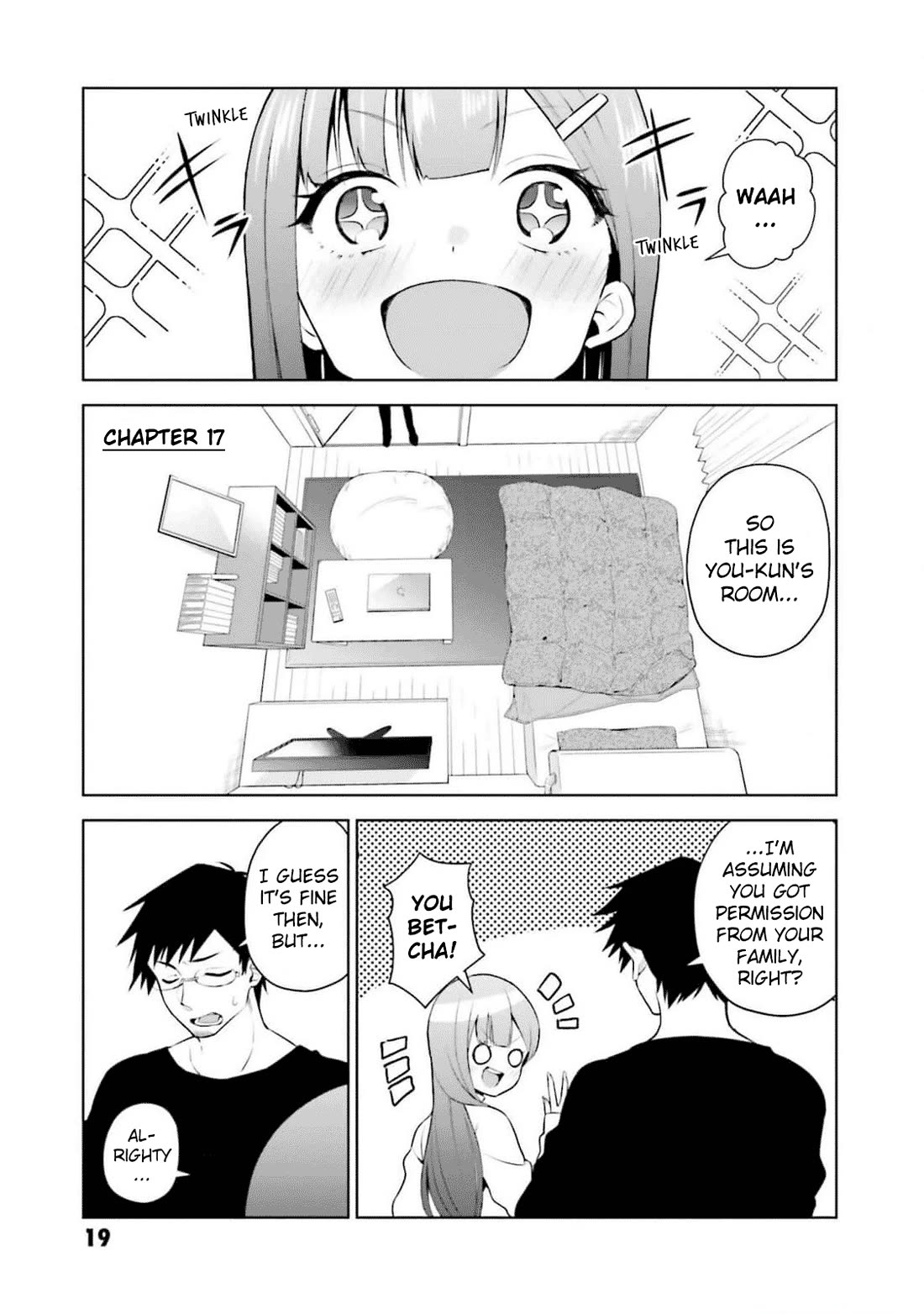 Rin-chan wa Suezen Shitai Chapter 17 page 1 - Chapter 17