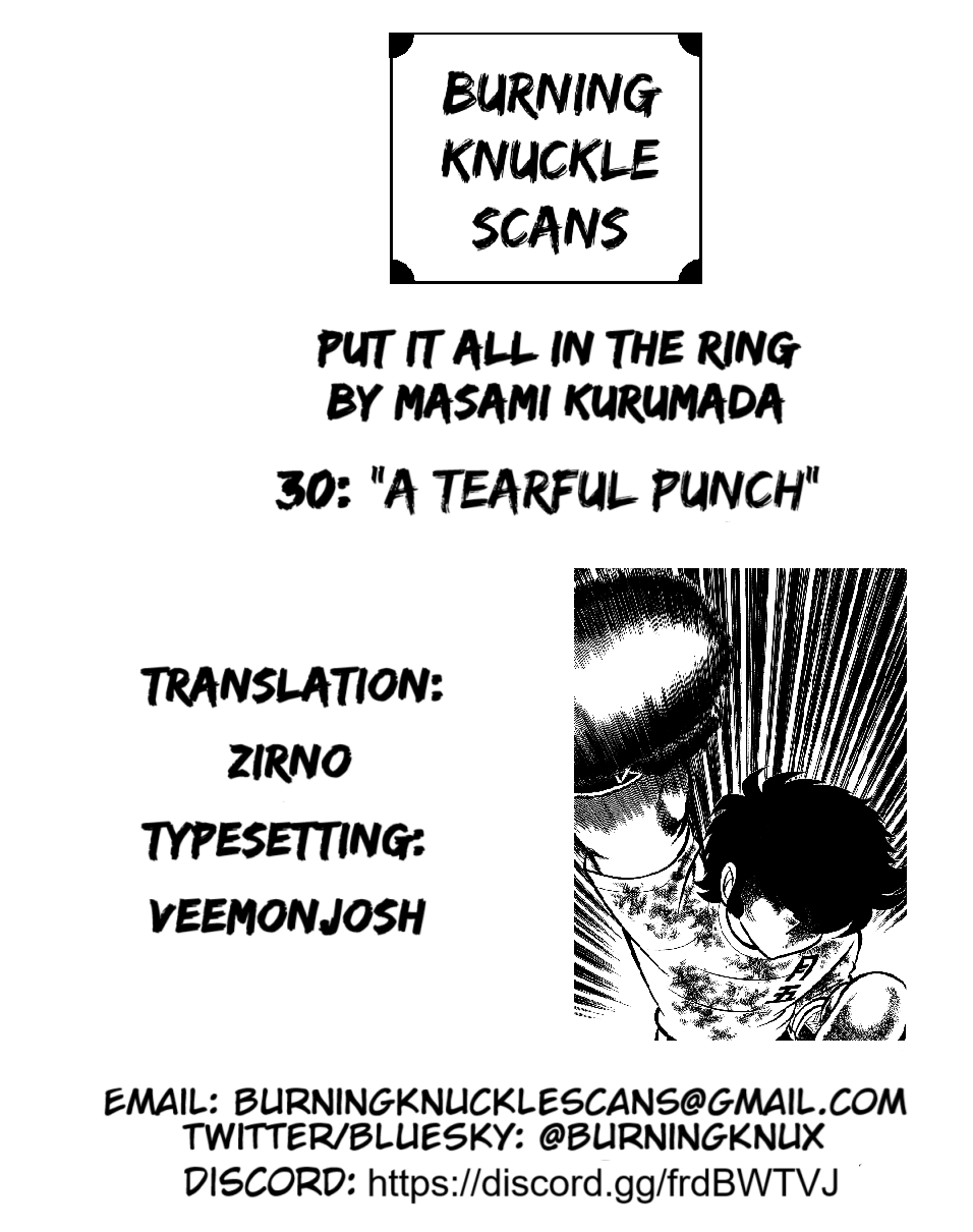 Ring ni Kakero Chapter 30 page 54 - Chapter 30: A Tearful Punch