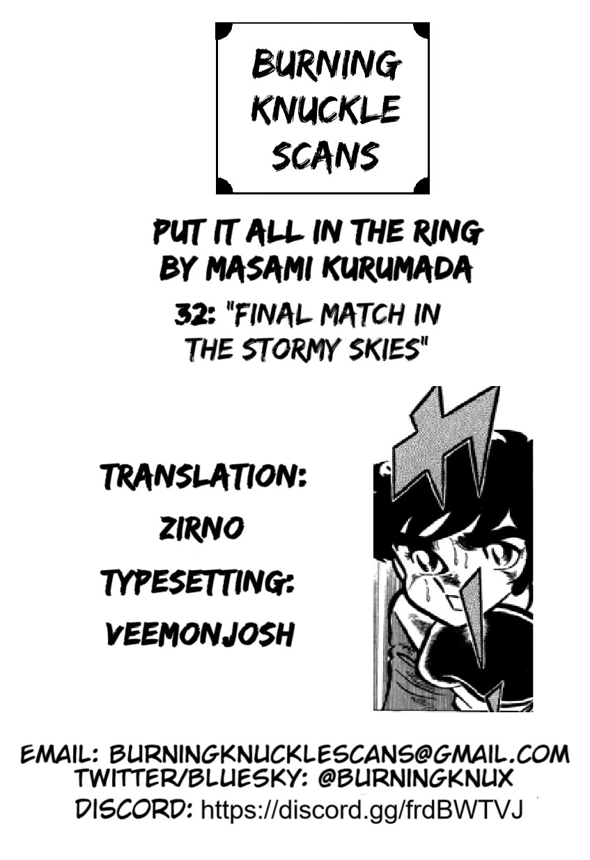 Ring ni Kakero Chapter 32 page 37 - Chapter 32: Final Match in the Stormy Skies