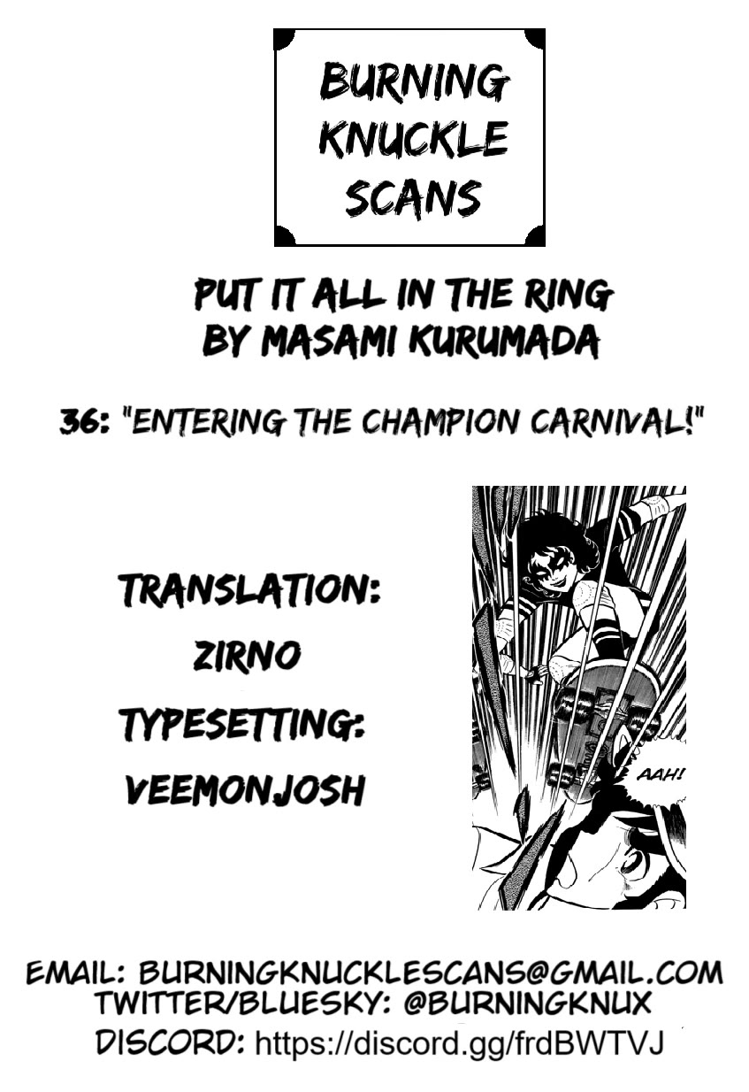 Ring ni Kakero Chapter 36 page 23 - Chapter 36: Entering the Champion Carnival!