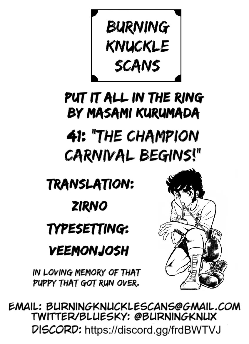 Ring ni Kakero Chapter 41 page 30 - Chapter 41: The Champion Carnival Begins!