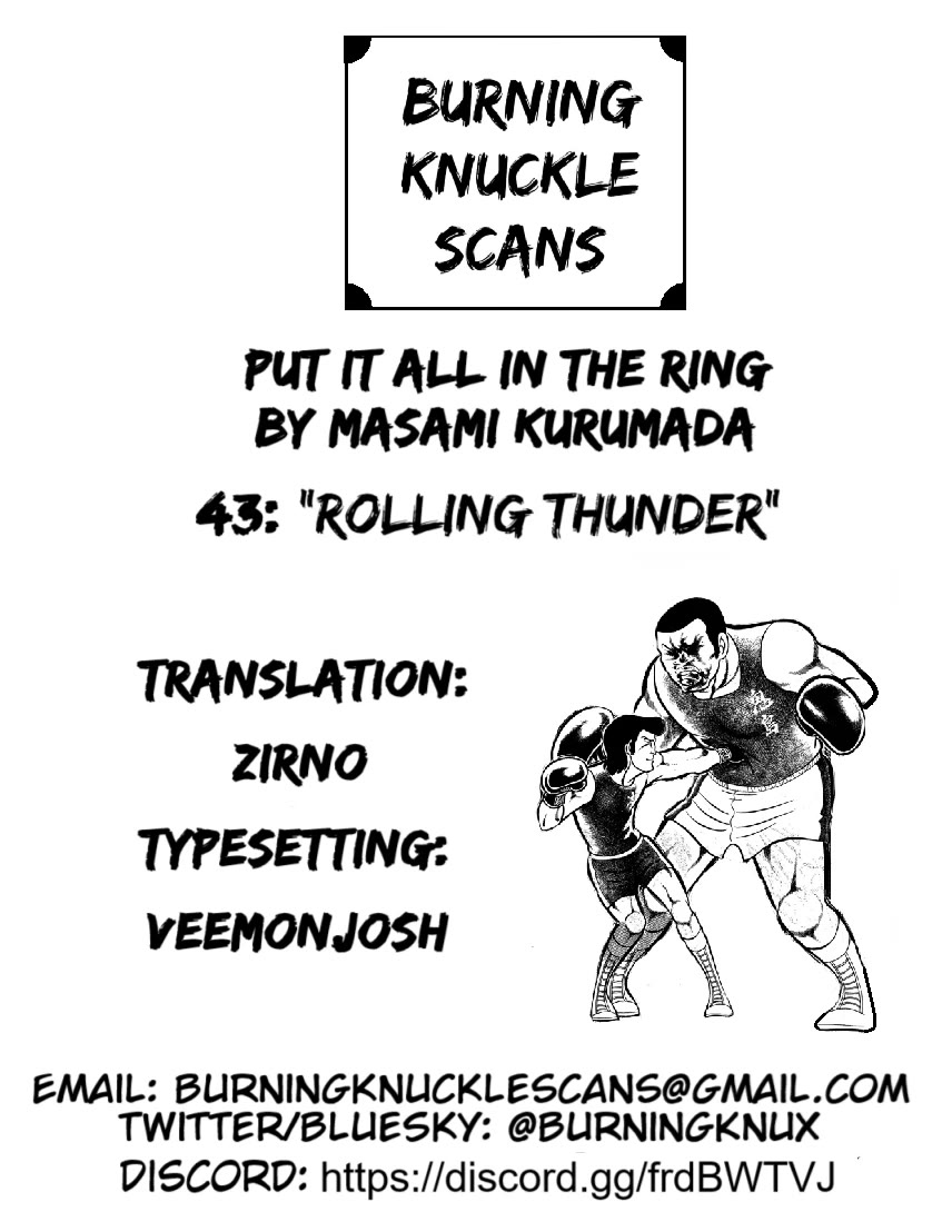 Ring ni Kakero Chapter 43 page 19 - Chapter 43: Rolling Thunder