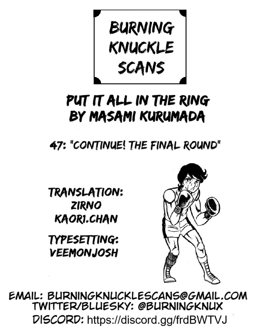 Ring ni Kakero Chapter 47 page 35 - Chapter 47: Continue! The Final Round