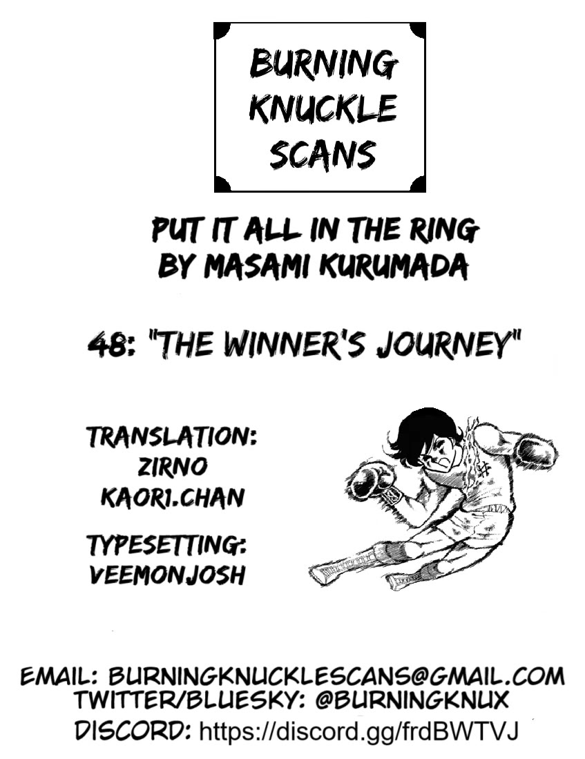Ring ni Kakero Chapter 48 page 28 - Chapter 48: The Winner's Journey