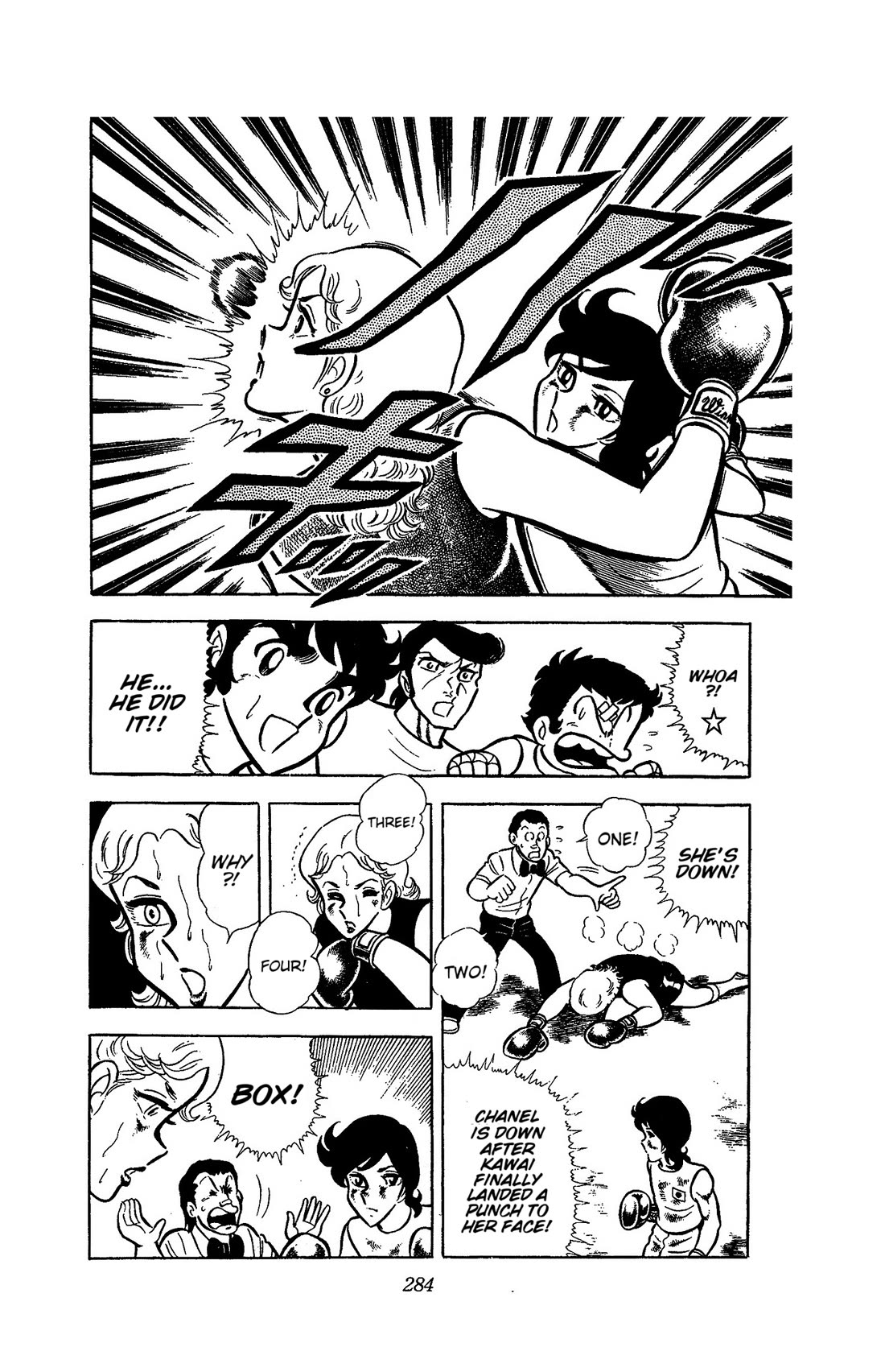 Ring ni Kakero Chapter 52 page 5 - Chapter 52: Kawai's Fighting Spirit and Shinatora's Powerful Punch!