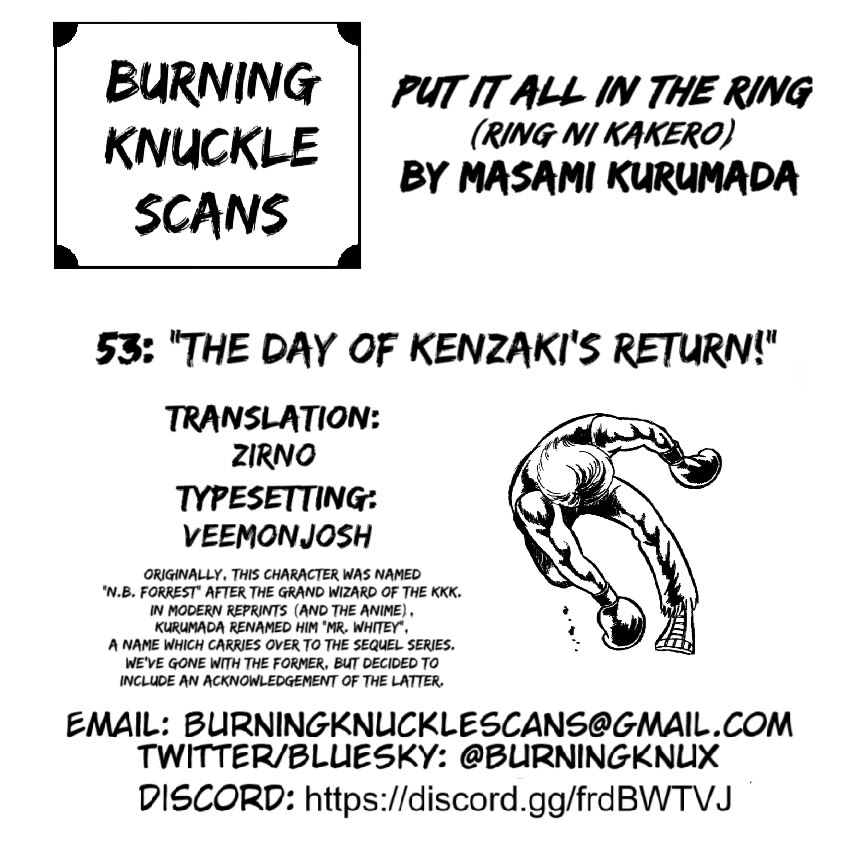 Ring ni Kakero Chapter 53 page 23 - Chapter 53: The Day of Kenzaki's Return!