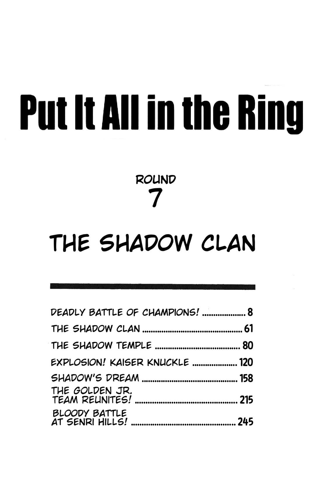Ring ni Kakero Chapter 54 page 7 - Chapter 54: Deadly Battle of Champions!
