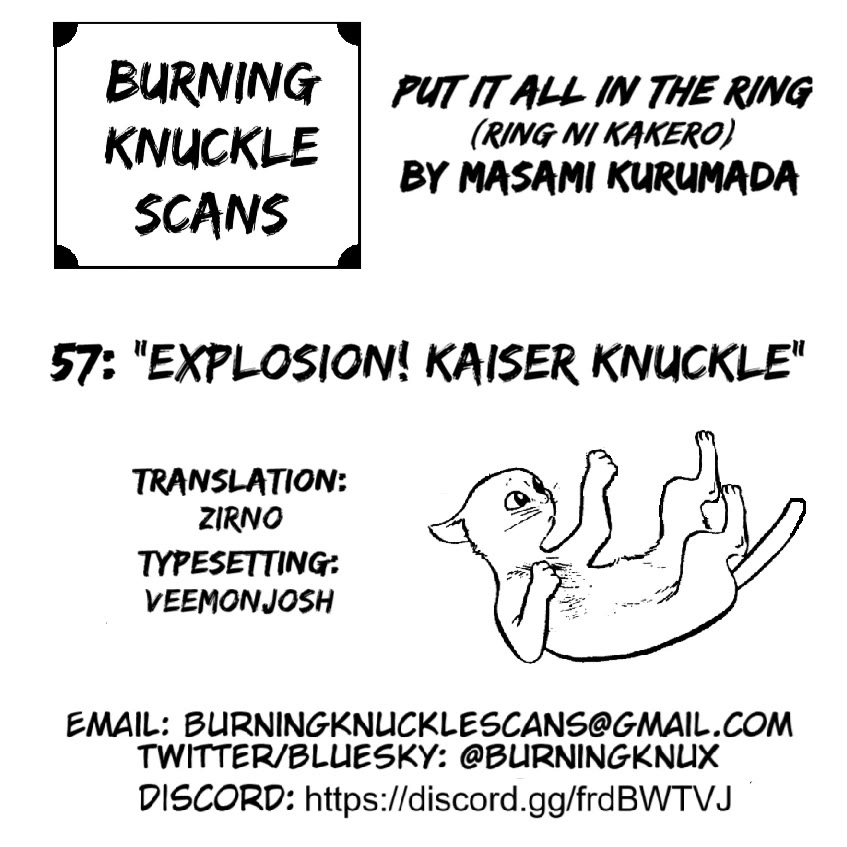 Ring ni Kakero Chapter 57 page 37 - Chapter 57: Explosion! Kaiser Knuckle